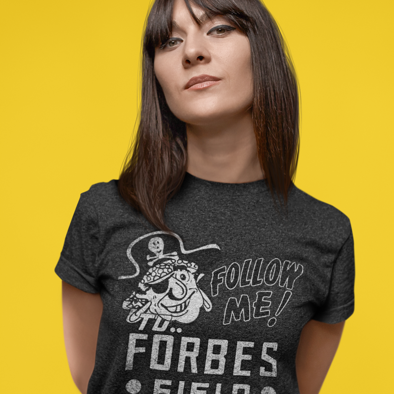 on Demand Forbes Field Pittsburgh Unisex Retro T-Shirt Mustard / M