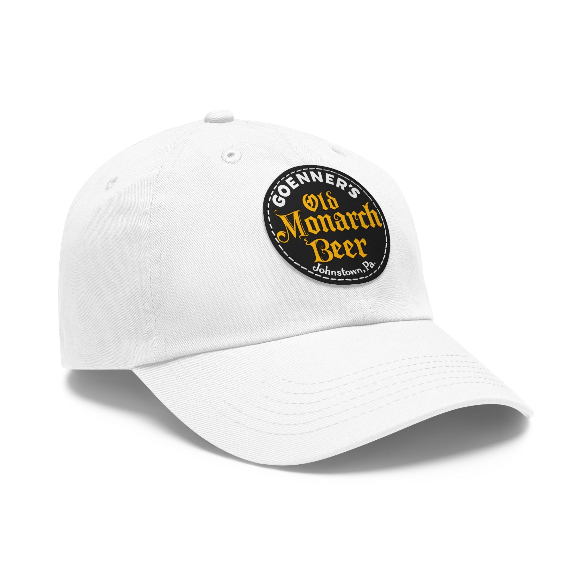 Goenner's Old Monarch Beer - Johnstown,PA - Printed Patch Dad Hat - Yinzylvania