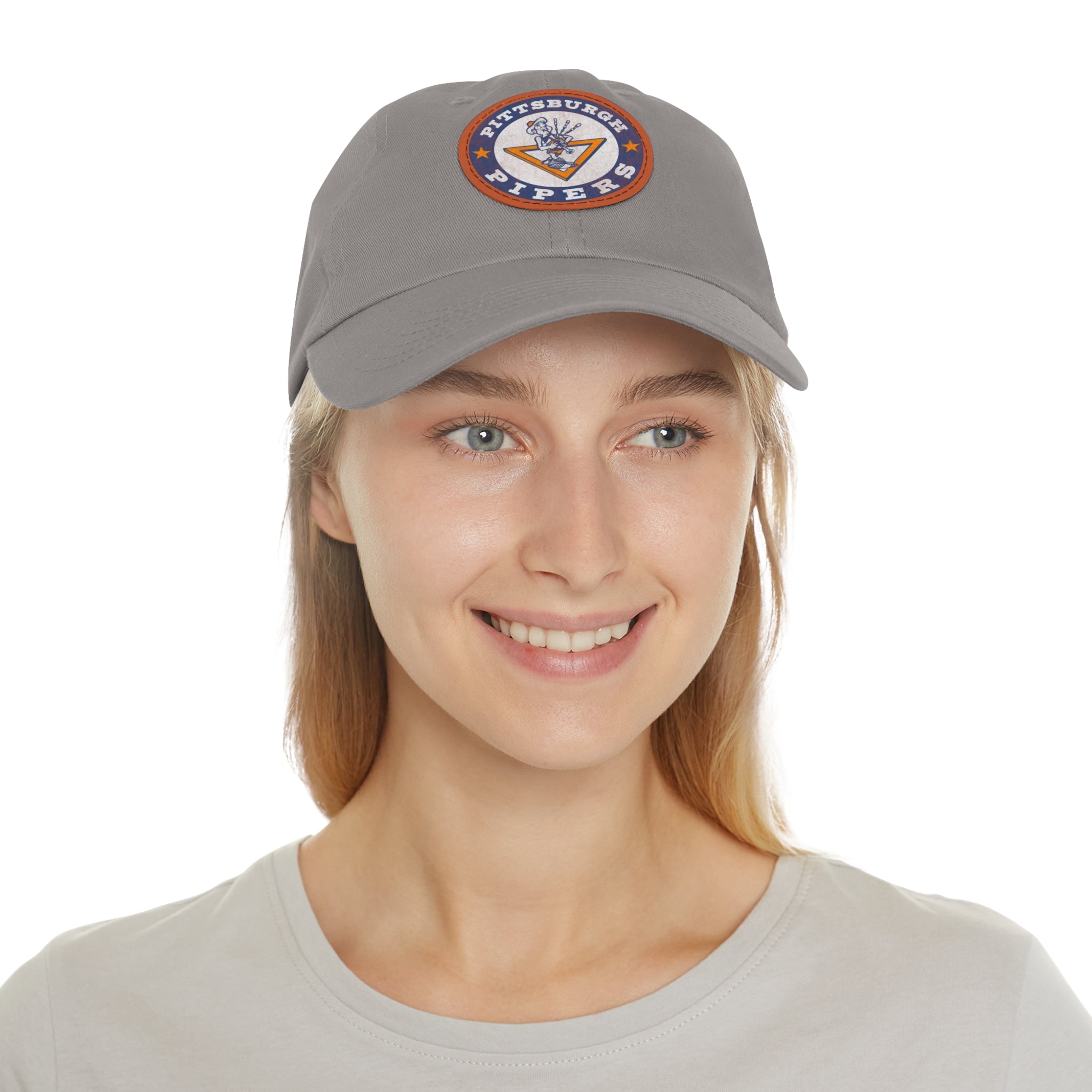 Pittsburgh Pipers Retro Logo - Printed Patch Dad Hat - Yinzylvania