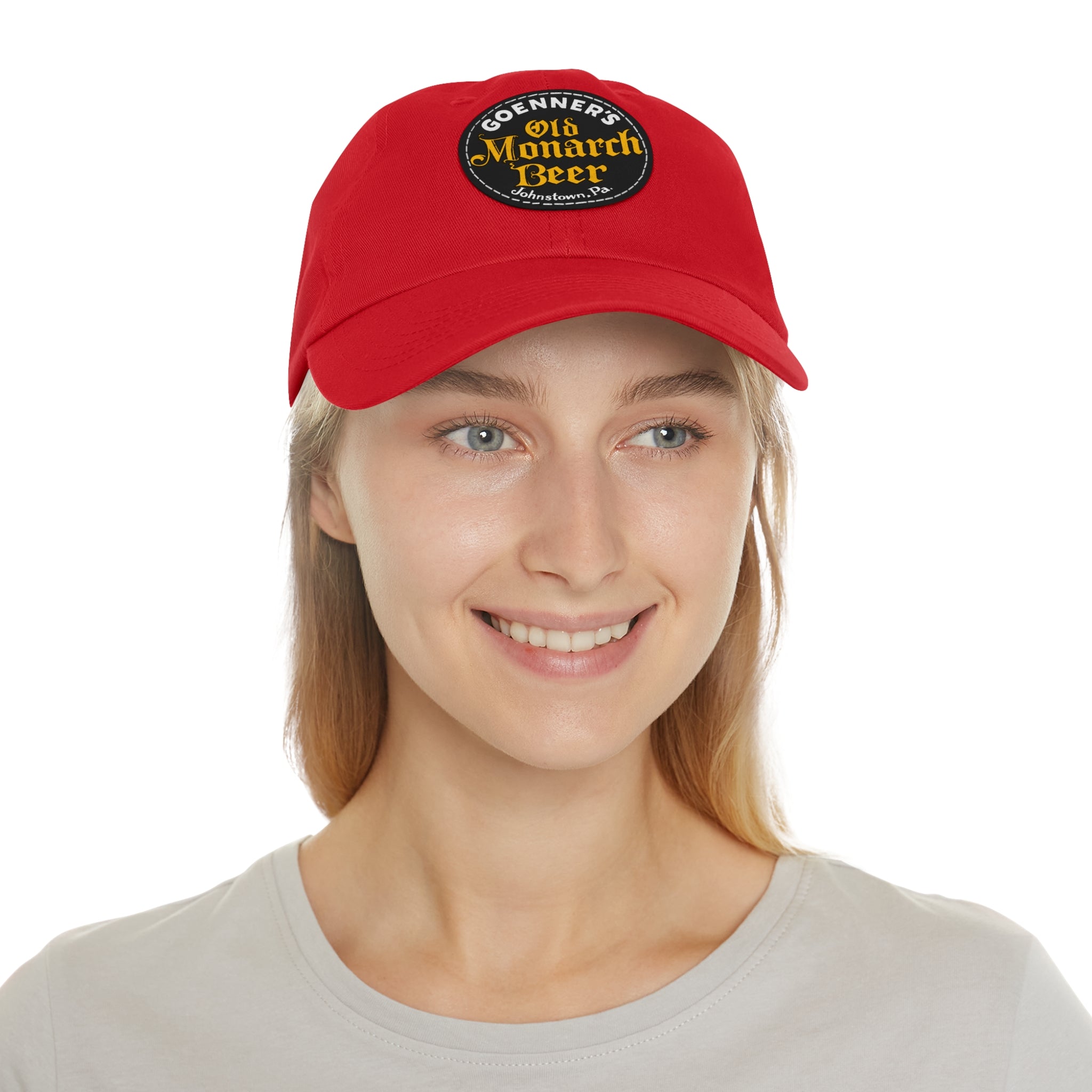 Goenner's Old Monarch Beer - Johnstown,PA - Printed Patch Dad Hat - Yinzylvania