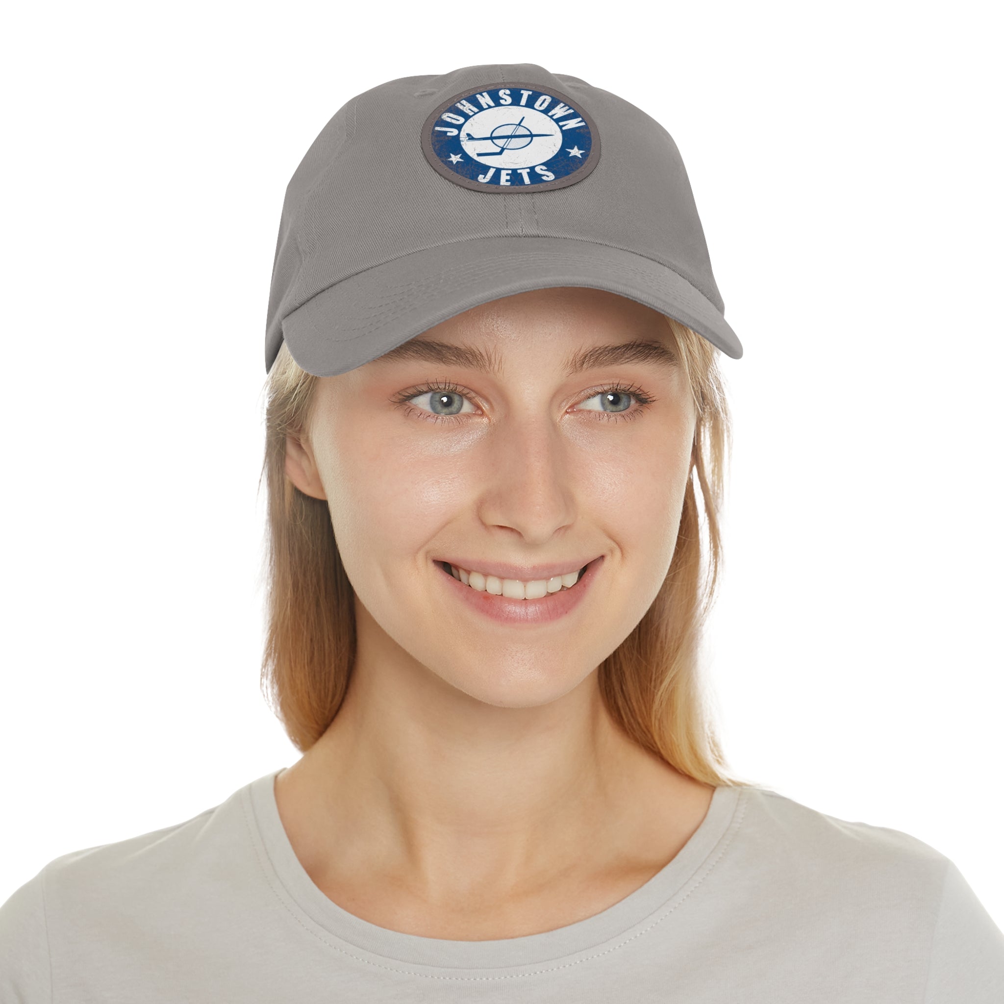 Johnstown Jets Hockey Retro Logo - Printed Patch Dad Hat - Yinzylvania