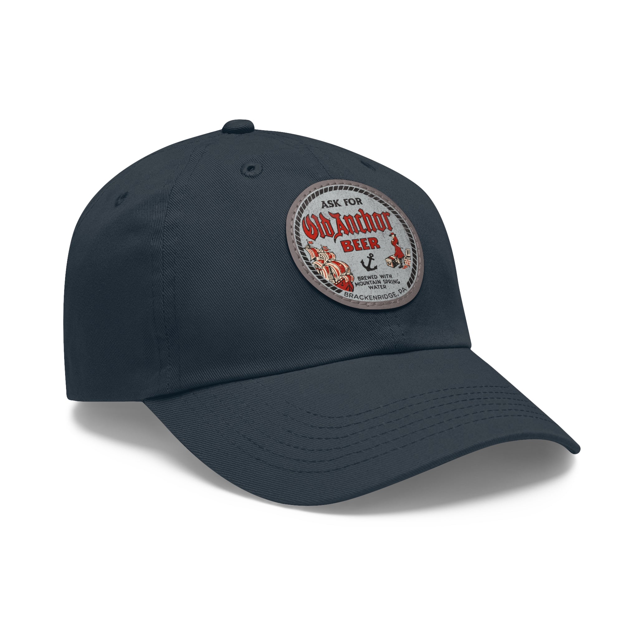 OLD ANCHOR BEER - BRACKENRIDGE, PA - Printed Patch Dad Hat - Yinzylvania