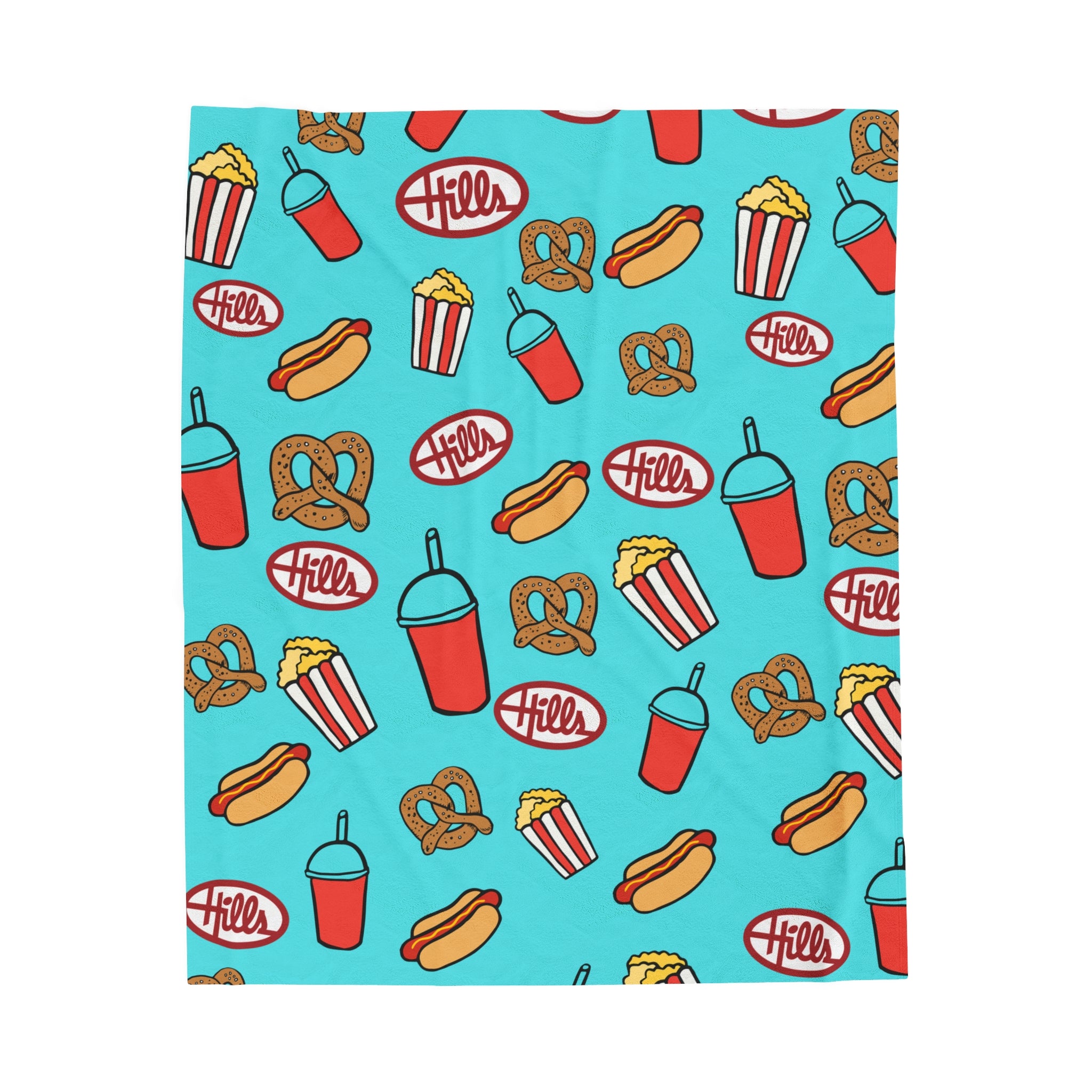 HILLS SNACK BAR - Velveteen Plush Blanket - Yinzylvania