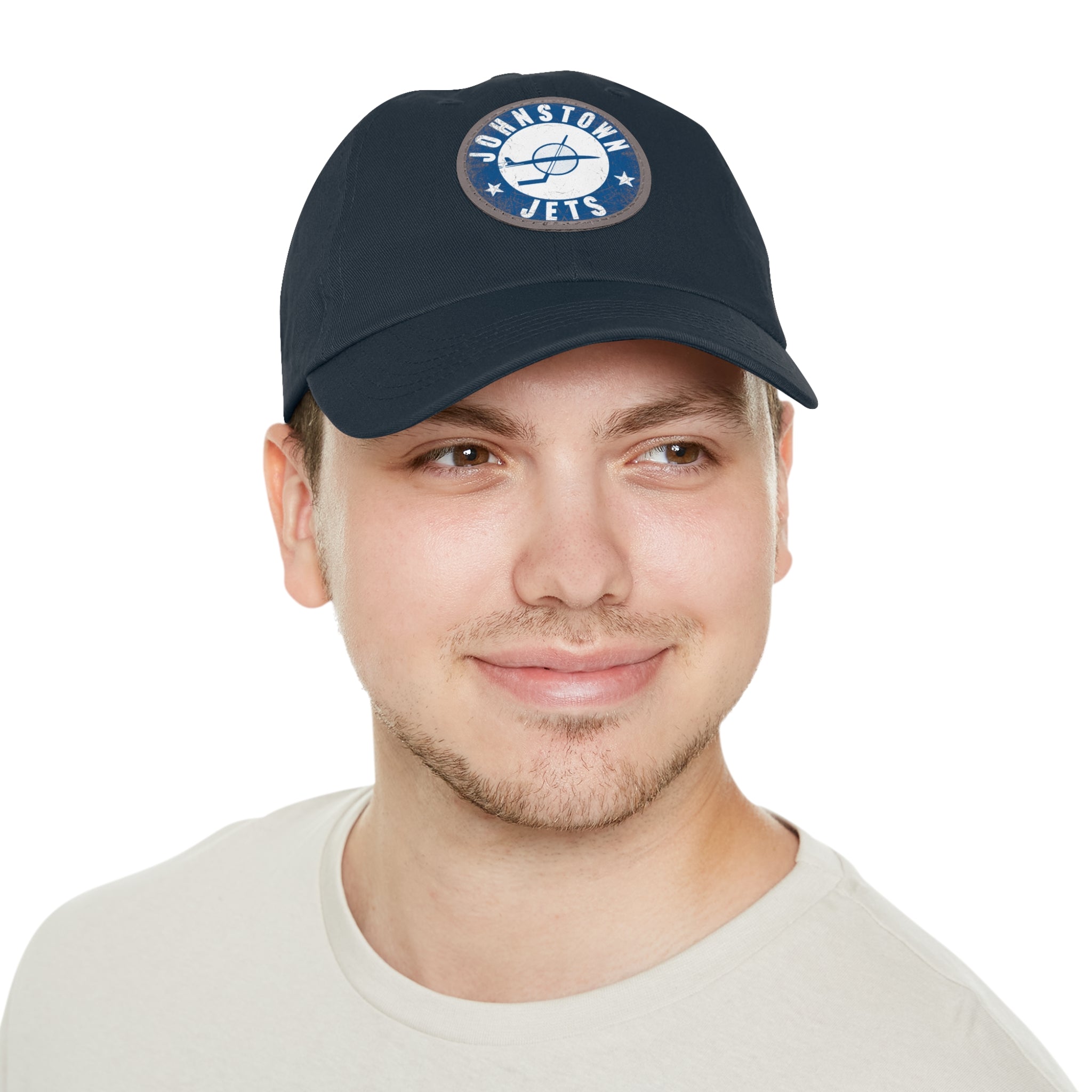 Johnstown Jets Hockey Retro Logo - Printed Patch Dad Hat - Yinzylvania