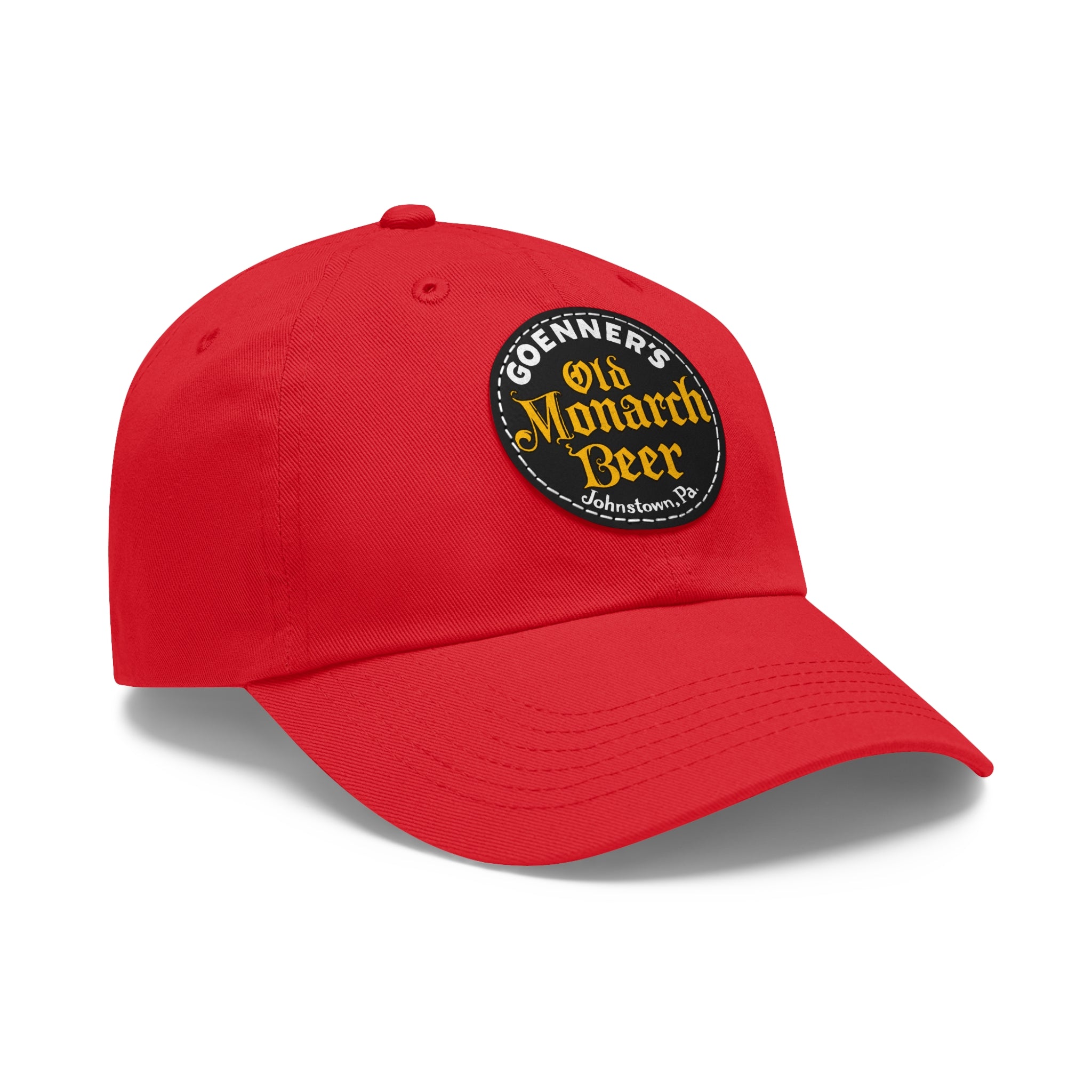 Goenner's Old Monarch Beer - Johnstown,PA - Printed Patch Dad Hat - Yinzylvania