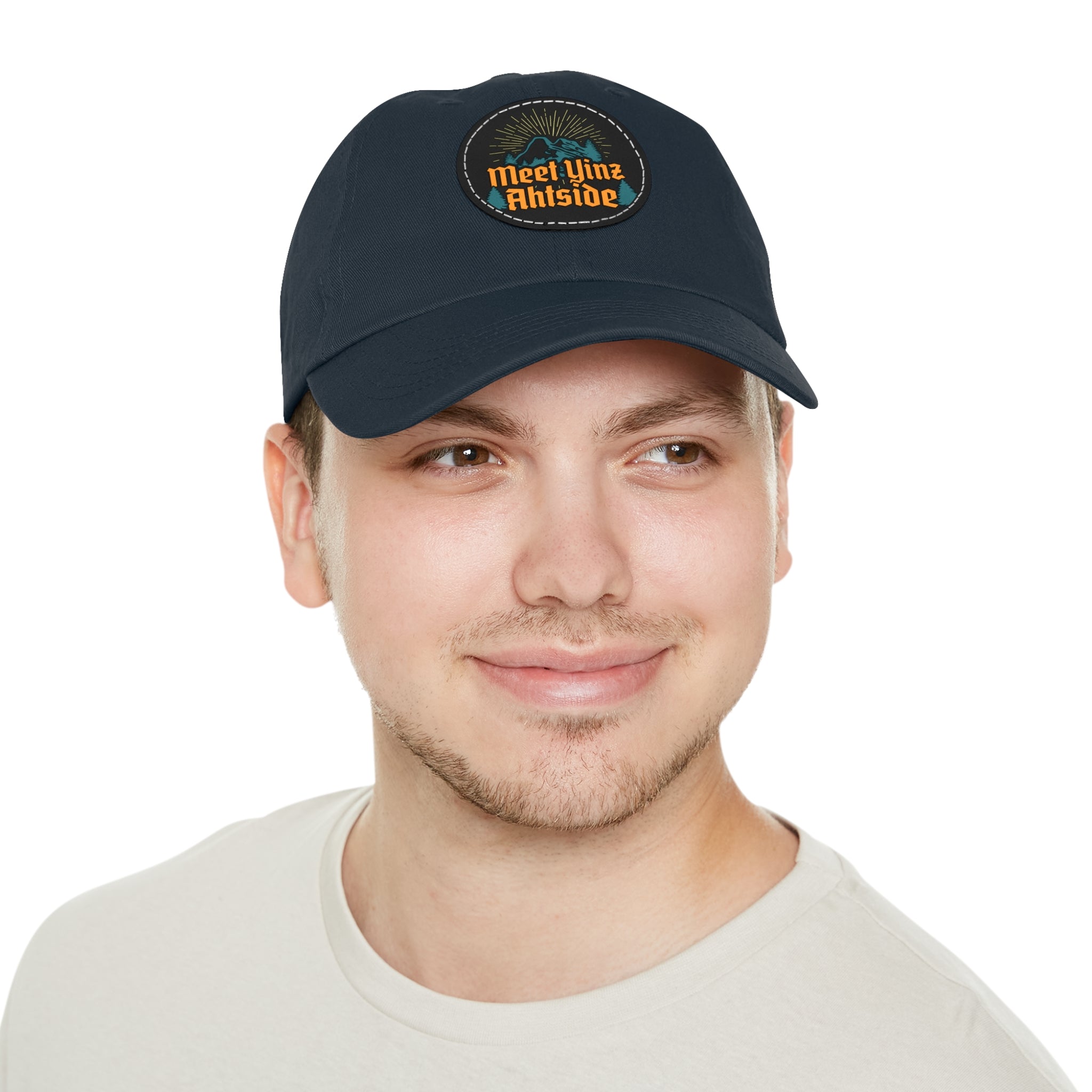 Meet Yinz Ahtside - Printed Patch Dad Hat - Yinzylvania