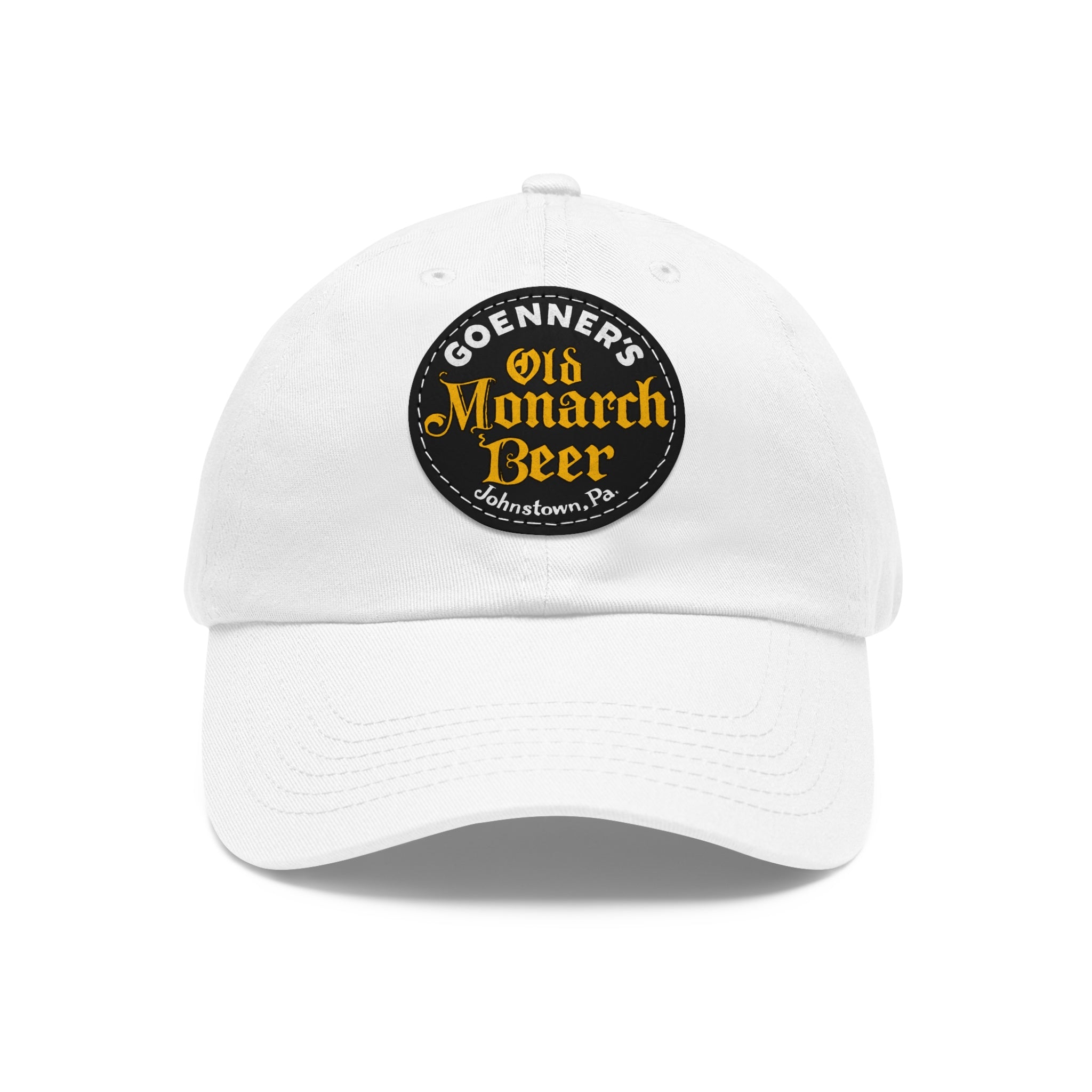 Goenner's Old Monarch Beer - Johnstown,PA - Printed Patch Dad Hat - Yinzylvania