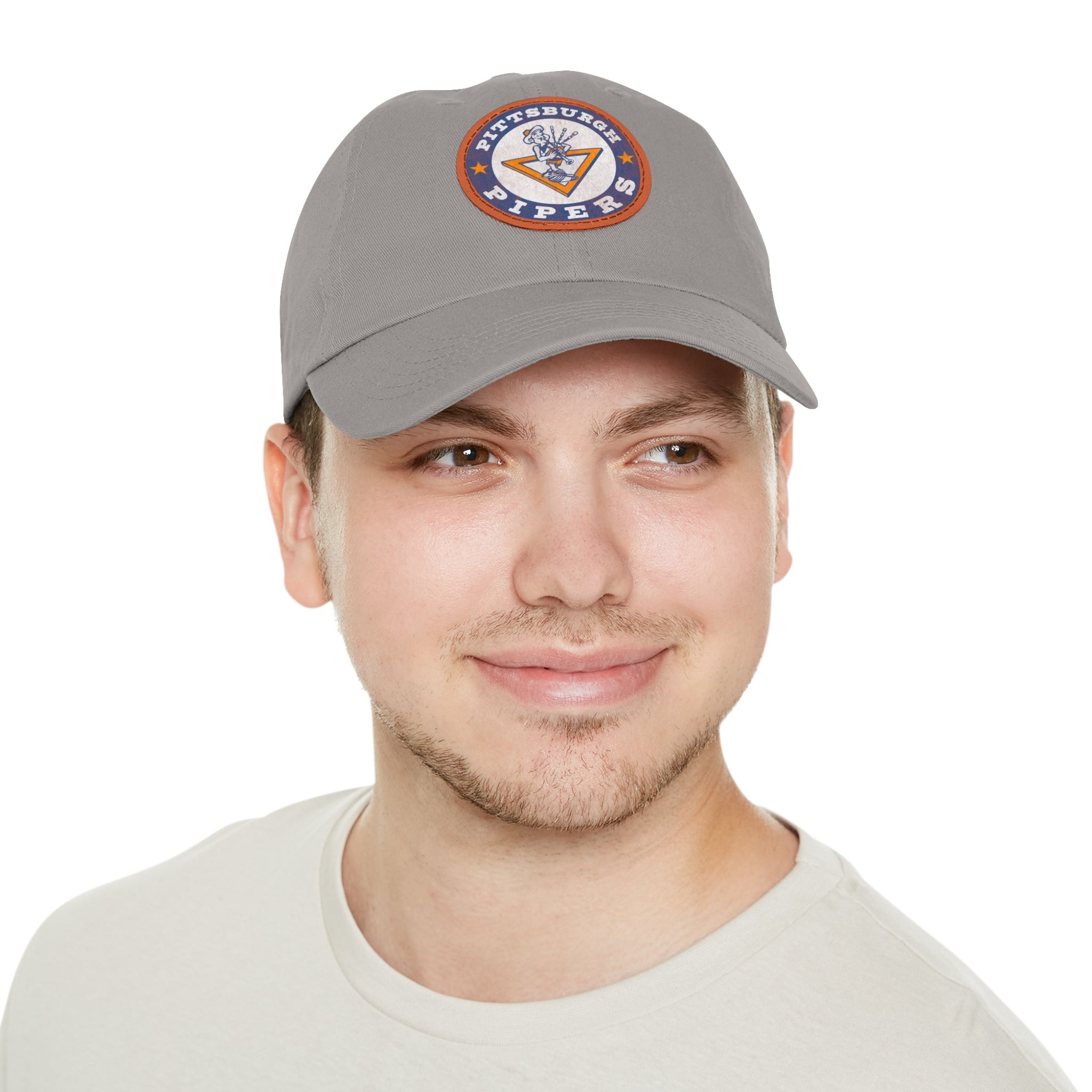 Pittsburgh Pipers Retro Logo - Printed Patch Dad Hat - Yinzylvania