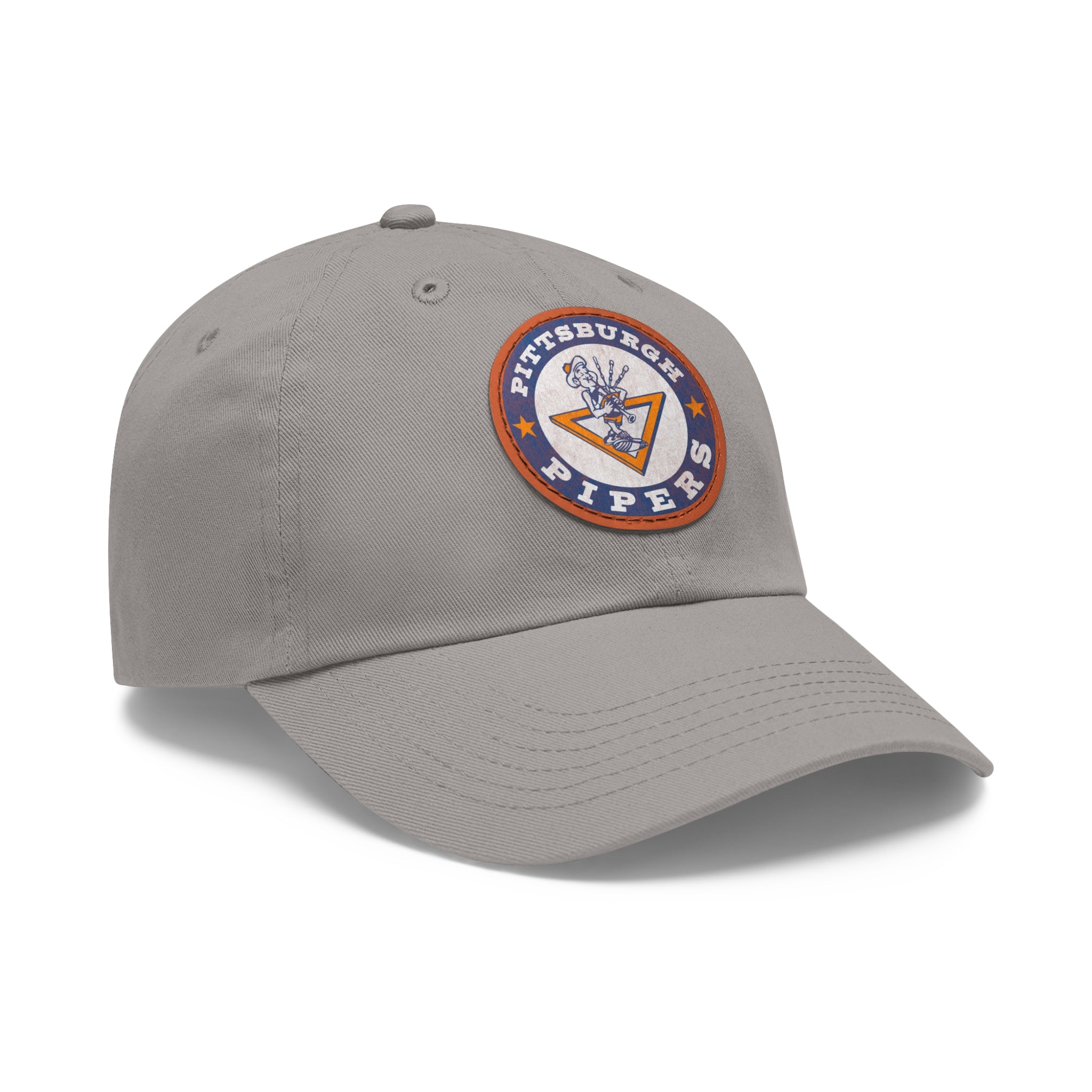 Pittsburgh Pipers Retro Logo - Printed Patch Dad Hat - Yinzylvania