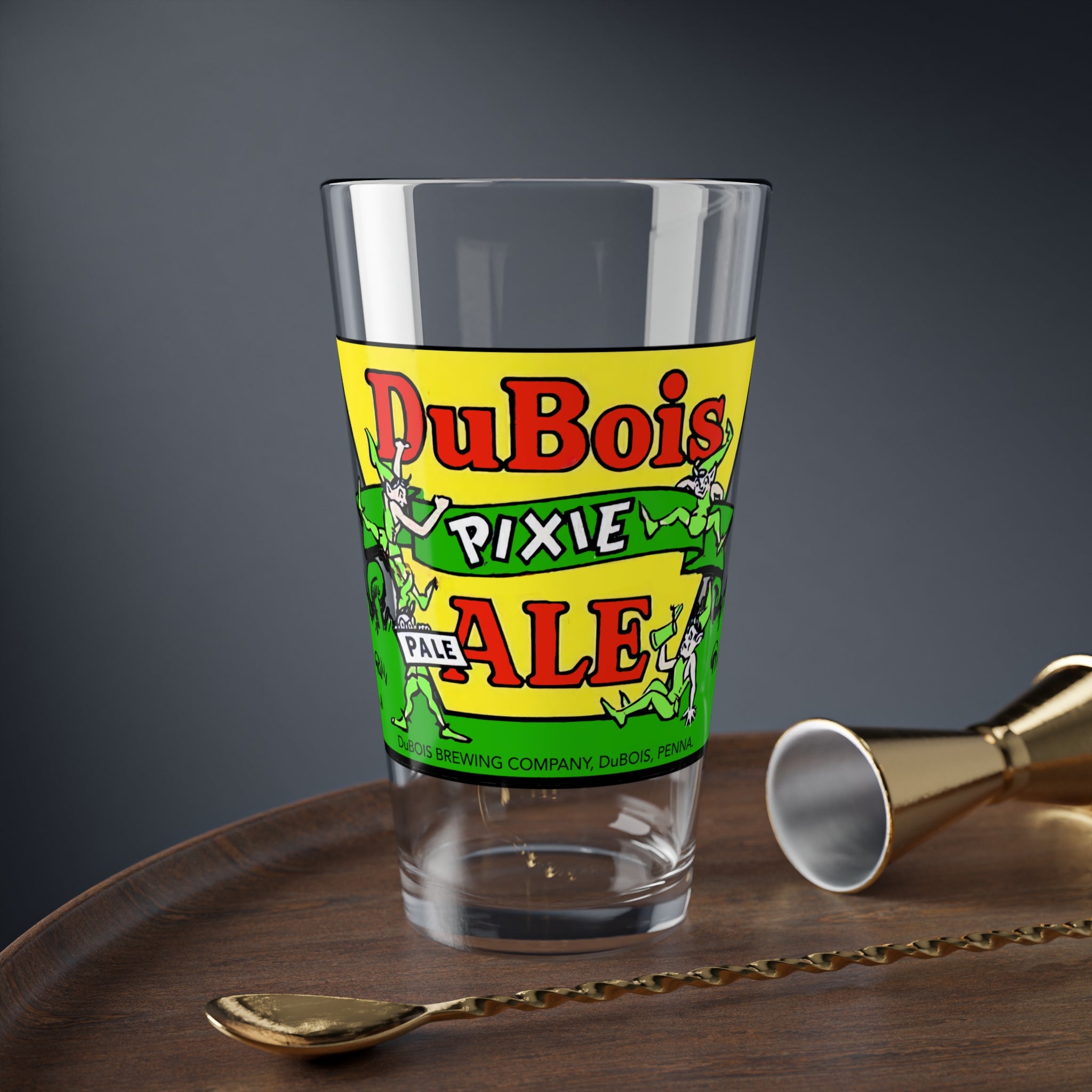 DuBois Pixie Ale - DuBois, PA - Pint Glass, 16oz - Yinzylvania