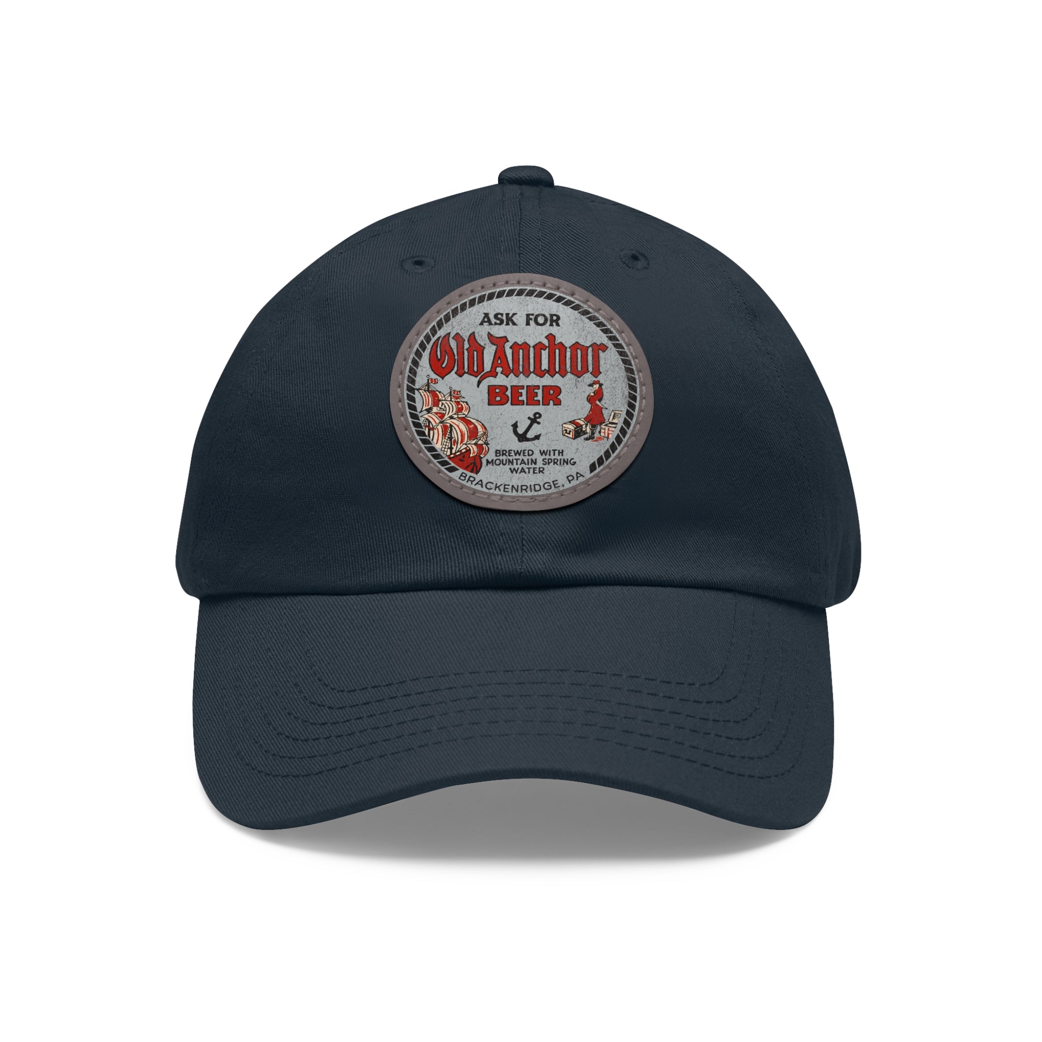 OLD ANCHOR BEER - BRACKENRIDGE, PA - Printed Patch Dad Hat - Yinzylvania