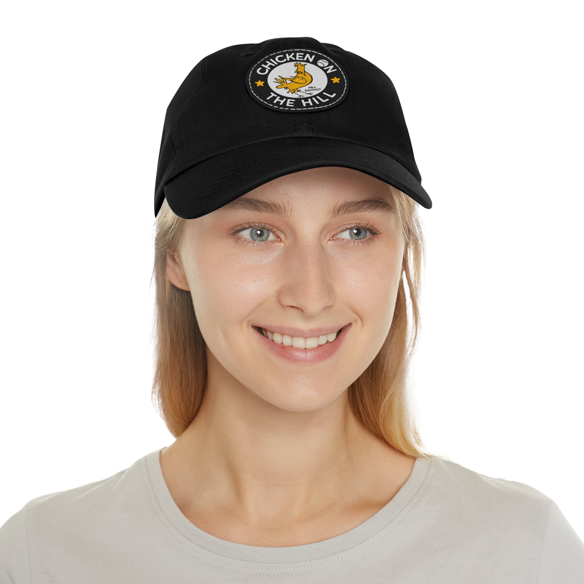 Chicken on the Hill - Printed Patch Dad Hat - Yinzylvania