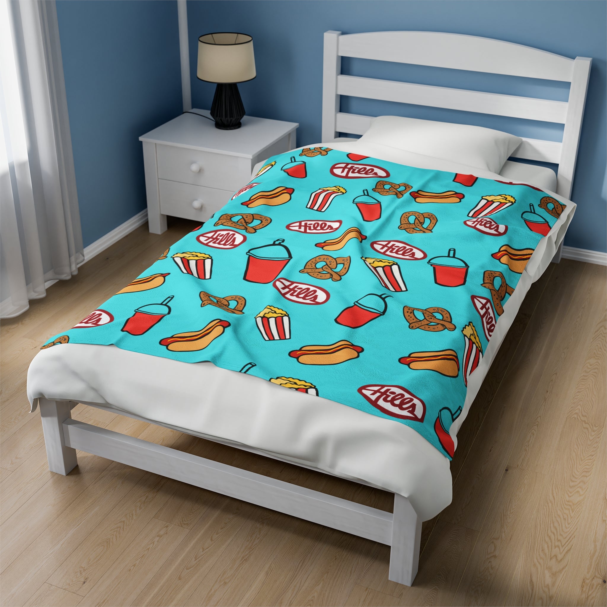 HILLS SNACK BAR - Velveteen Plush Blanket - Yinzylvania