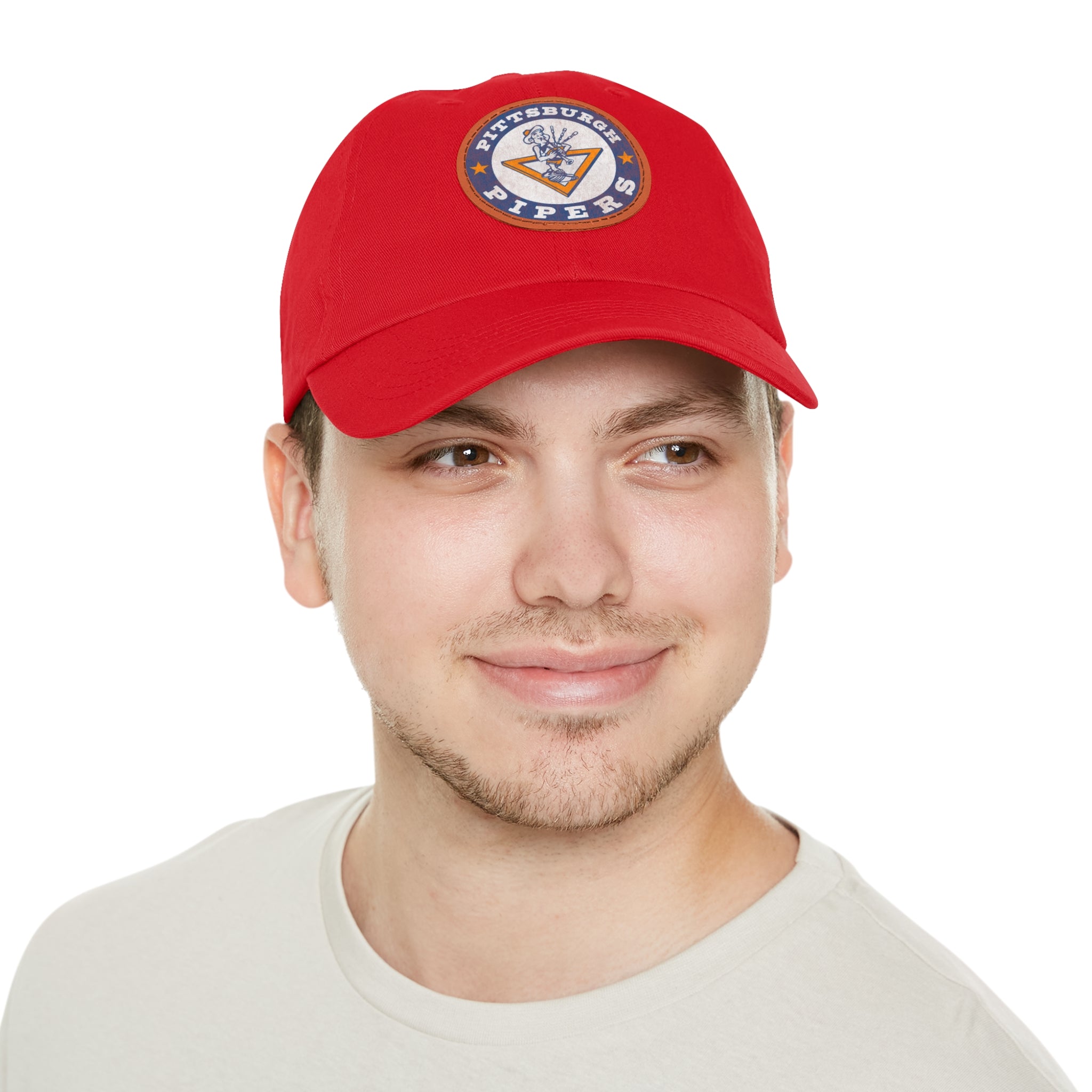 Pittsburgh Pipers Retro Logo - Printed Patch Dad Hat - Yinzylvania