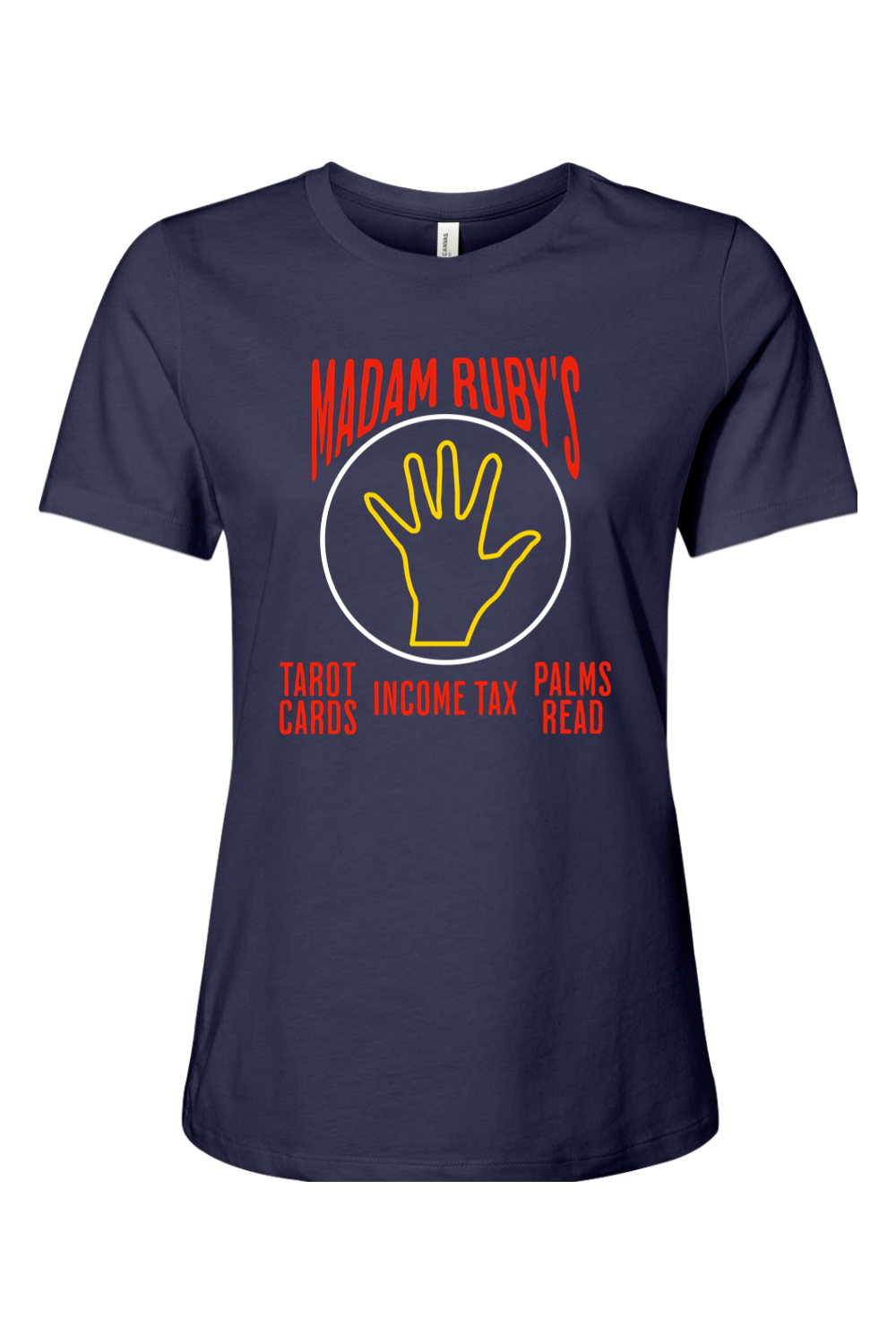 Madam Ruby's Palm Reader (Pee Wee's Big Adventure) - Ladies Tee - Yinzylvania