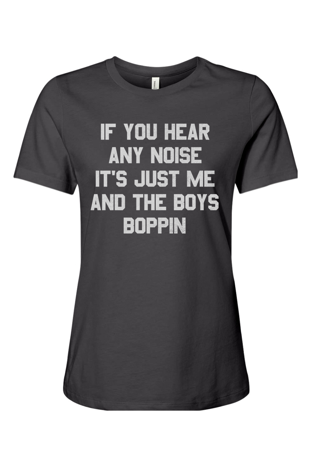 If Your Hear Any Noise It's Just Me And Boys Boppin - Ladies Tee