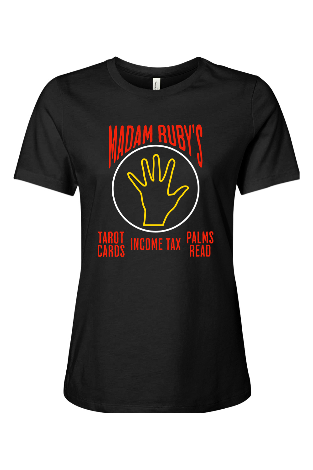 Madam Ruby's Palm Reader (Pee Wee's Big Adventure) - Ladies Tee - Yinzylvania