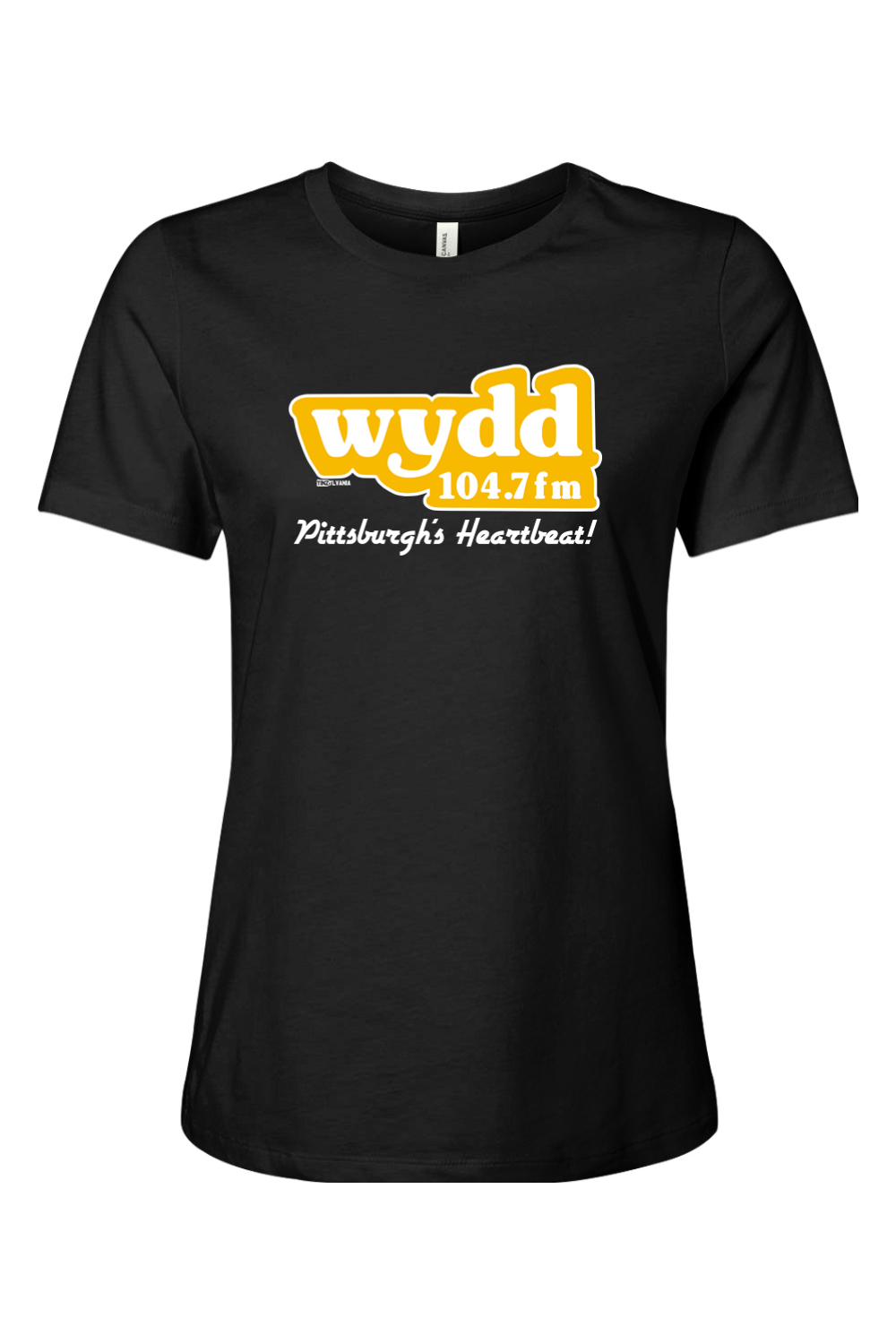 WYDD - Pittsburgh's Heartbeat - Ladies Tee - Yinzylvania