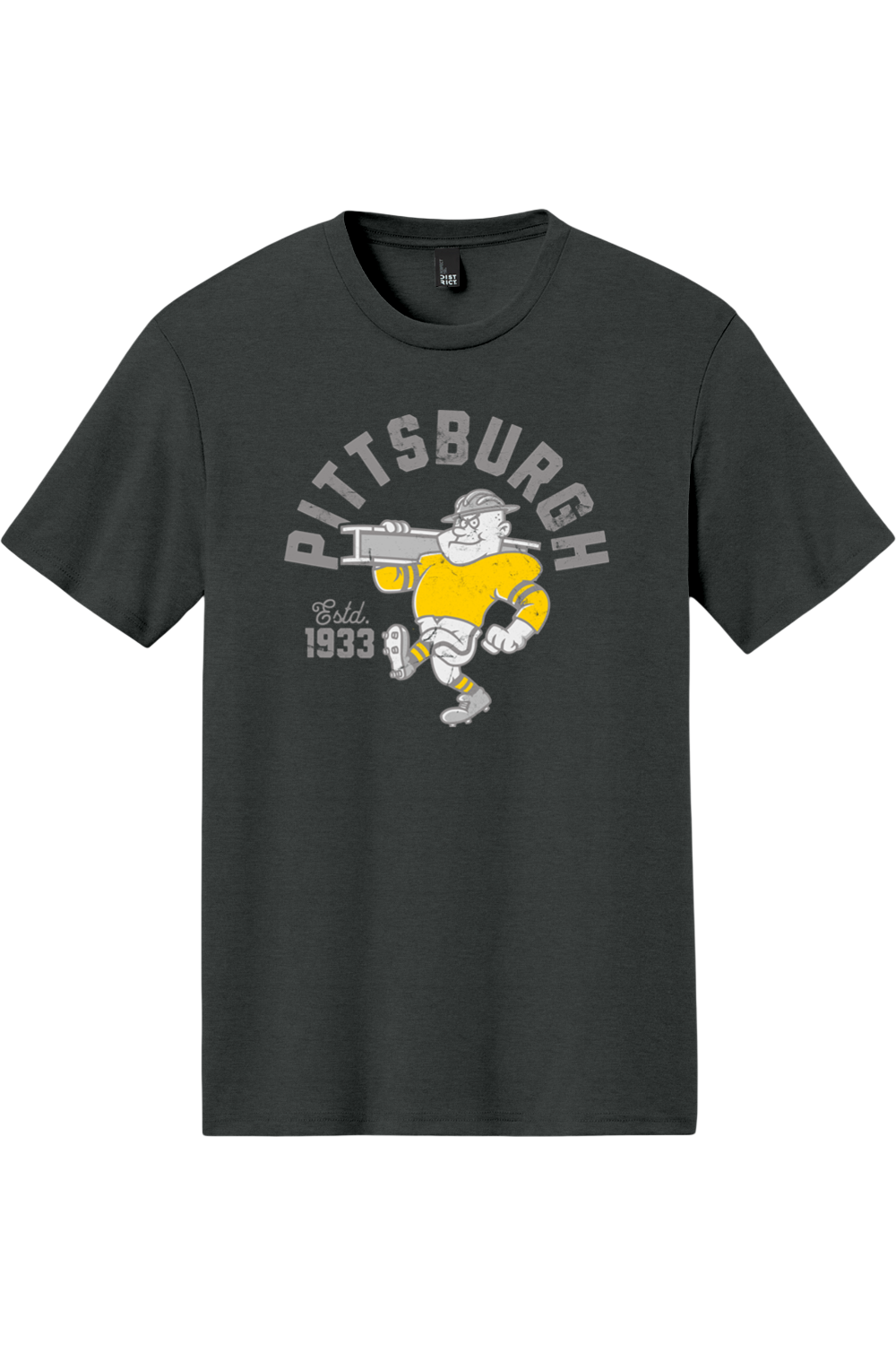 Pittsburgh Retro Steel Man - Triblend Tee - Yinzylvania