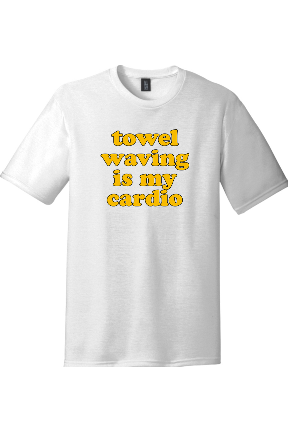 Towel Waving in My Cardio - Tribend Tee - Yinzylvania