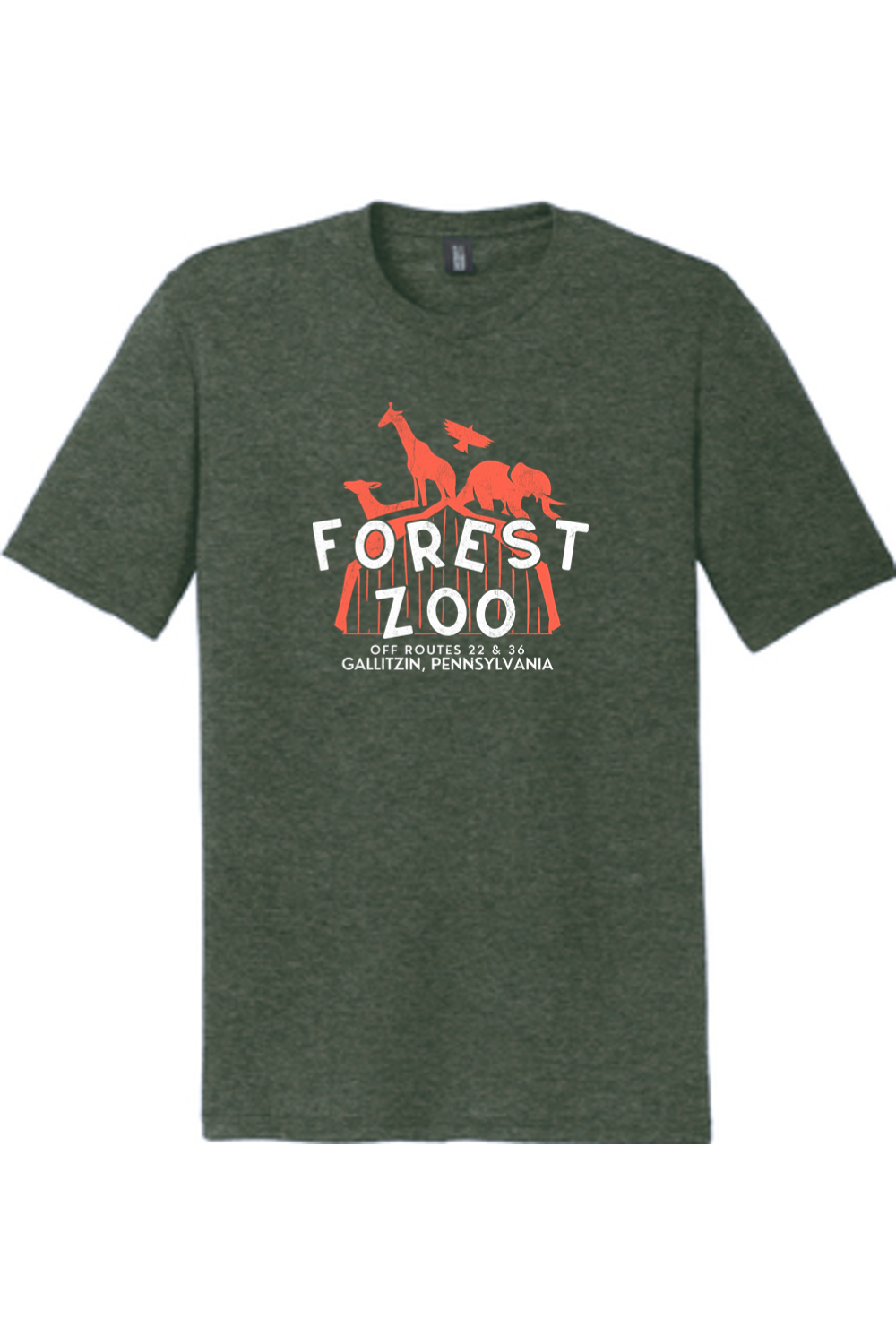 Forest Zoo - Gallitzin, PA - Triblend Tee - Yinzylvania
