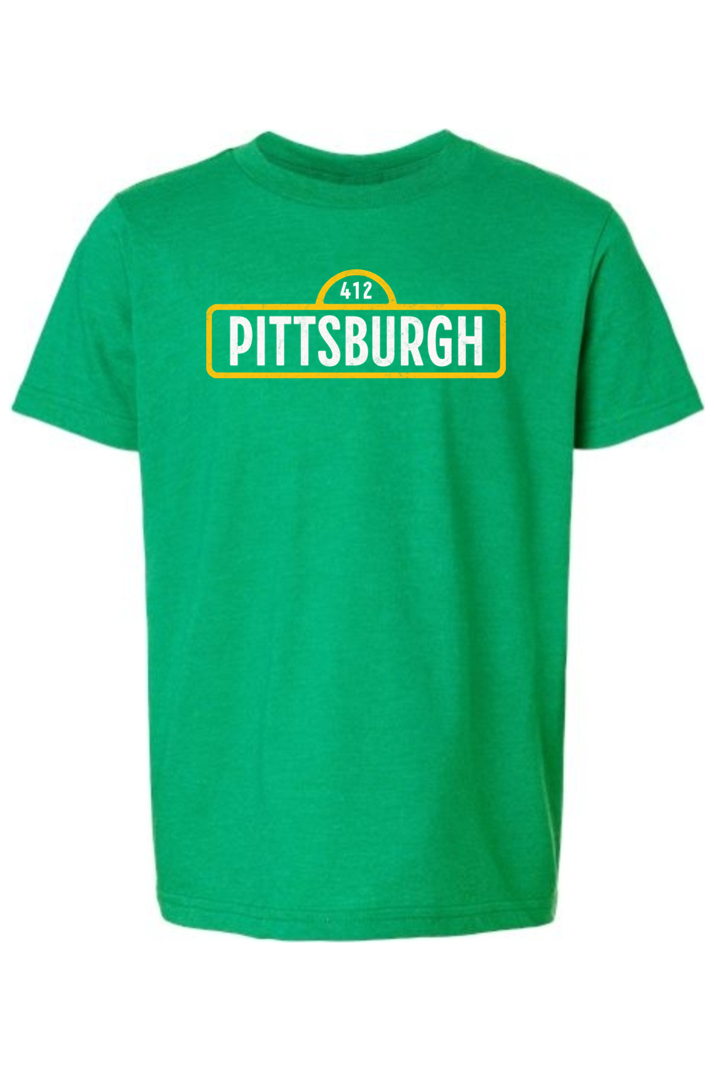 Pittsburgh Street - 412 - Kids Tee - Yinzylvania