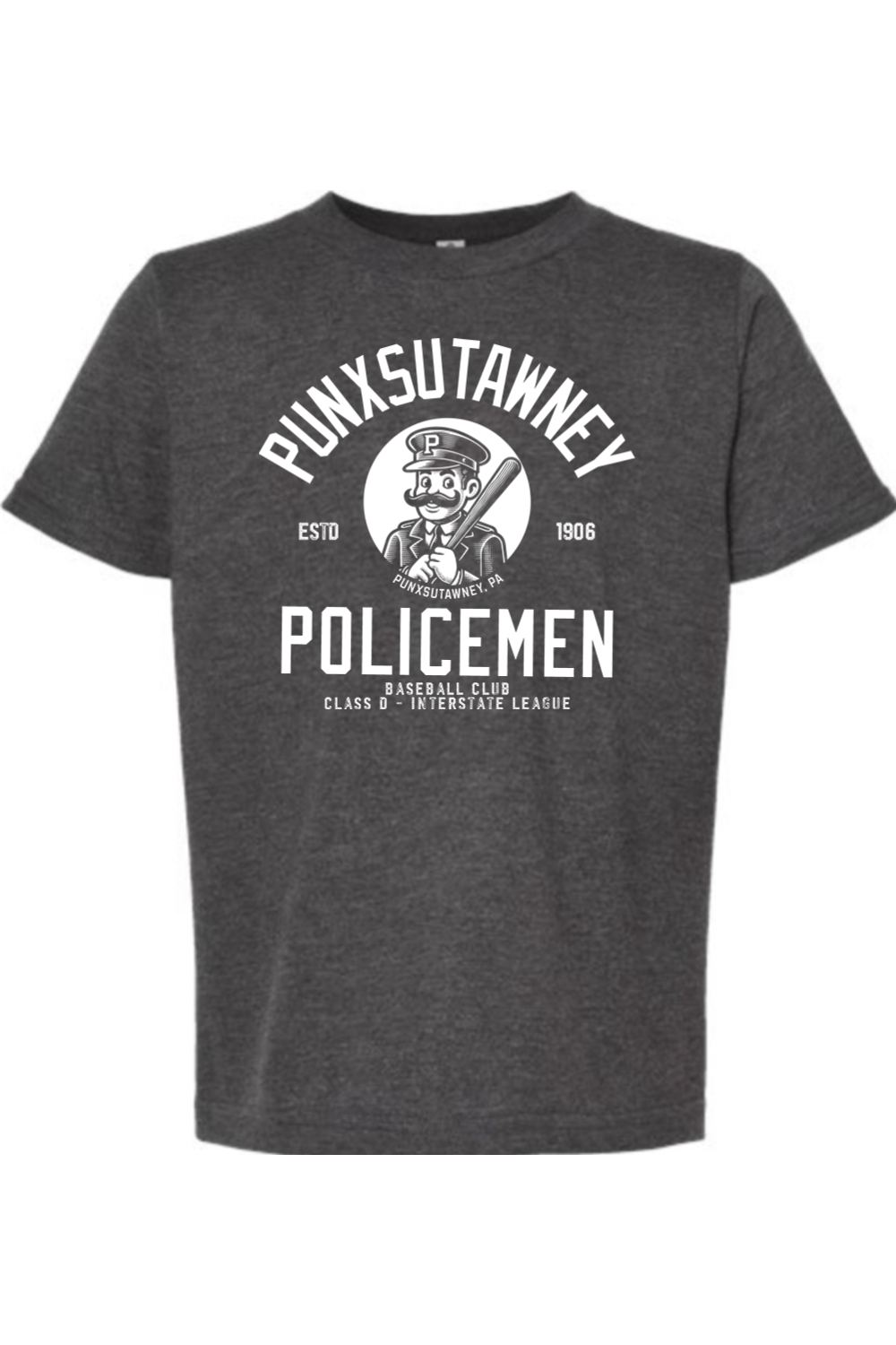 Punxsutawney Policemen Baseball - 1906 - Kids Tee - Yinzylvania