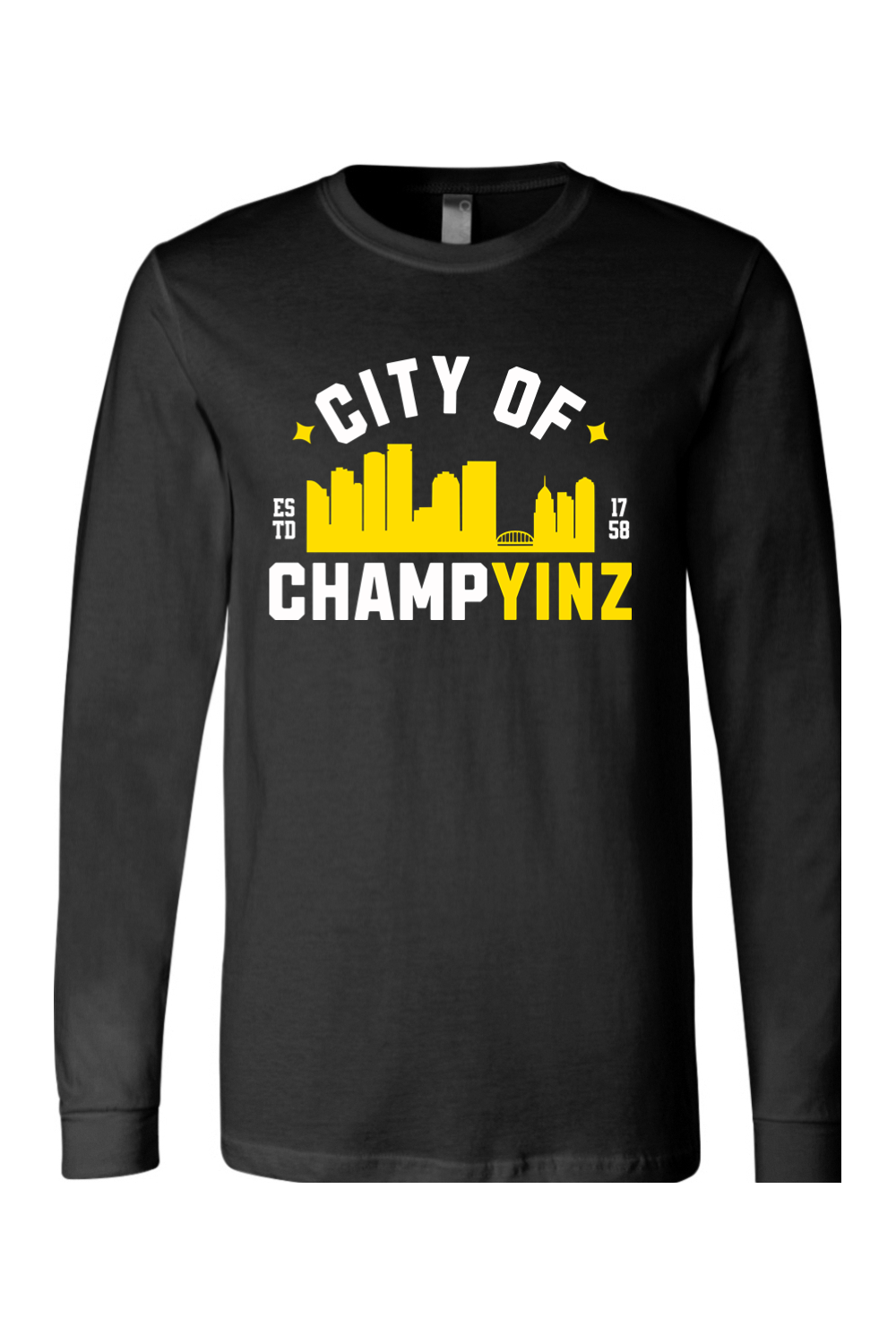 City of Champyinz Retro - Long Sleeve Tee - Yinzylvania