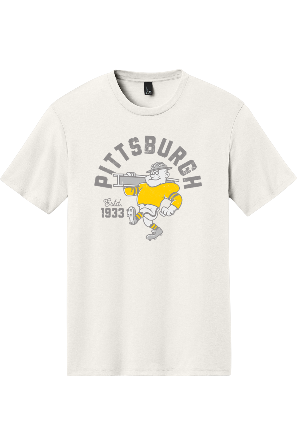 Pittsburgh Retro Steel Man - Triblend Tee - Yinzylvania