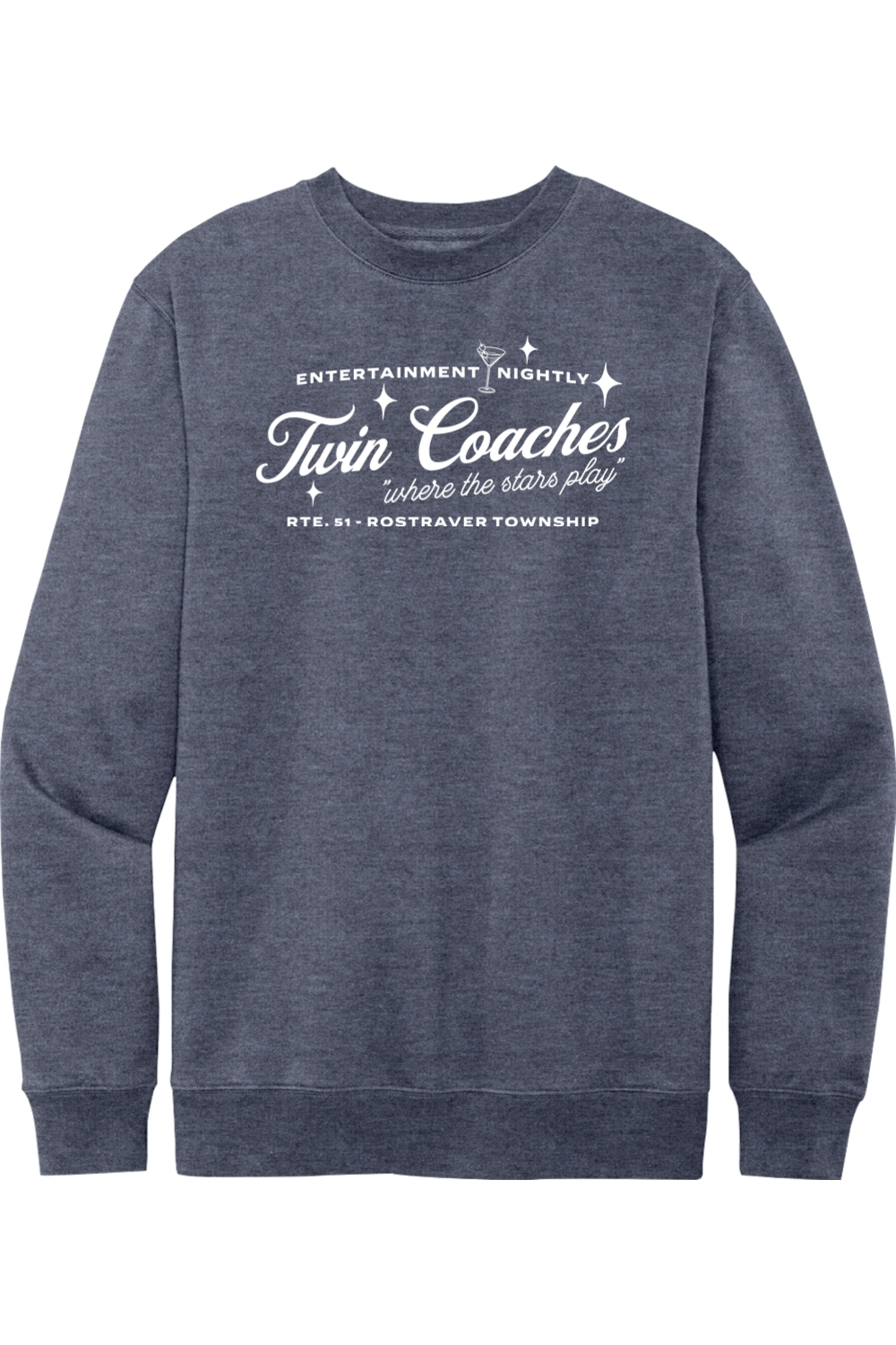 Twin Coaches - Rostraver - Crewneck Sweatshirt - Yinzylvania