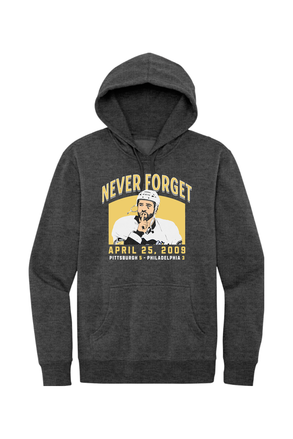 Never Forget - Max Talbot's Crowd Hush - Fleece Hoodie - Yinzylvania