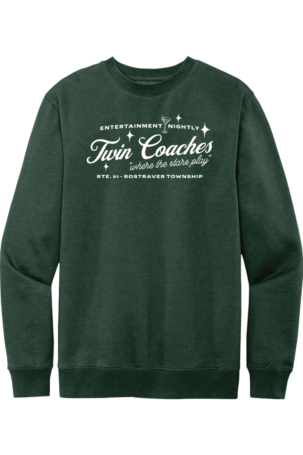 Twin Coaches - Rostraver - Crewneck Sweatshirt - Yinzylvania