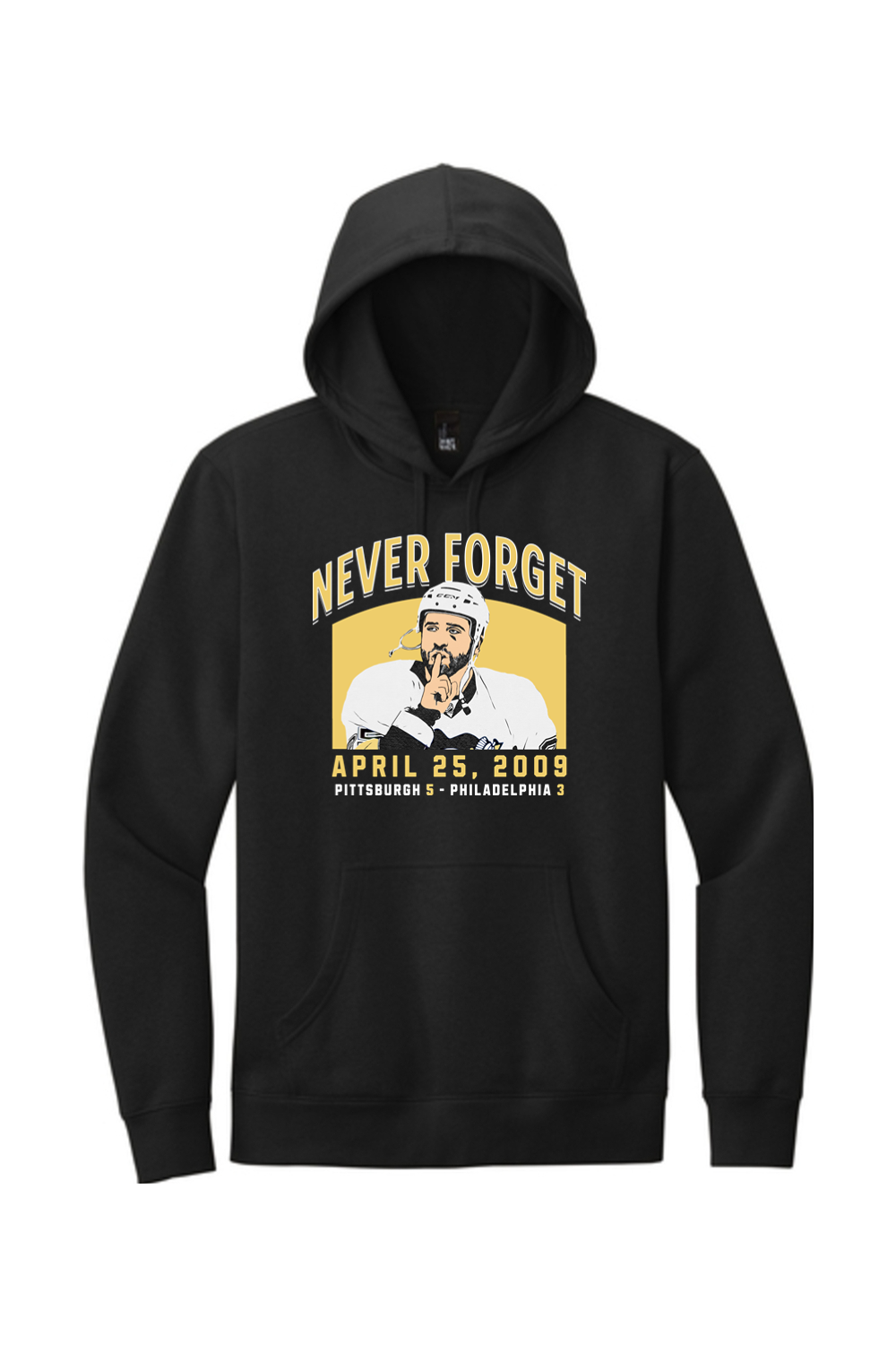 Never Forget - Max Talbot's Crowd Hush - Fleece Hoodie - Yinzylvania