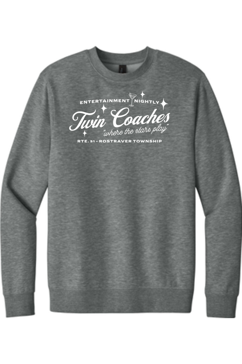 Twin Coaches - Rostraver - Crewneck Sweatshirt - Yinzylvania