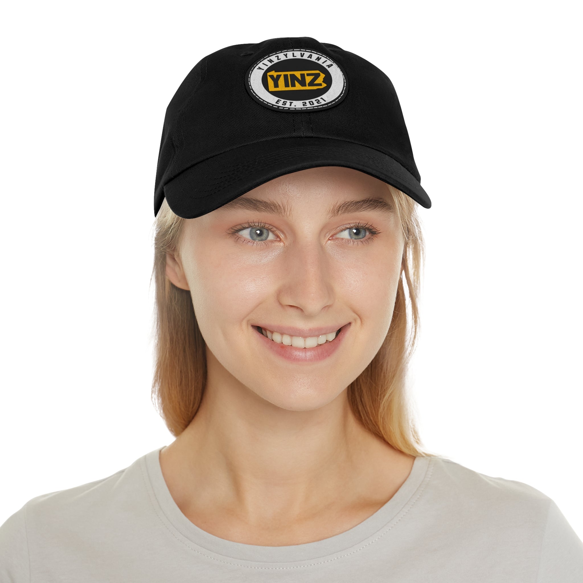 Yinzylvania Circle Logo - Printed Patch Dad Hat - Yinzylvania