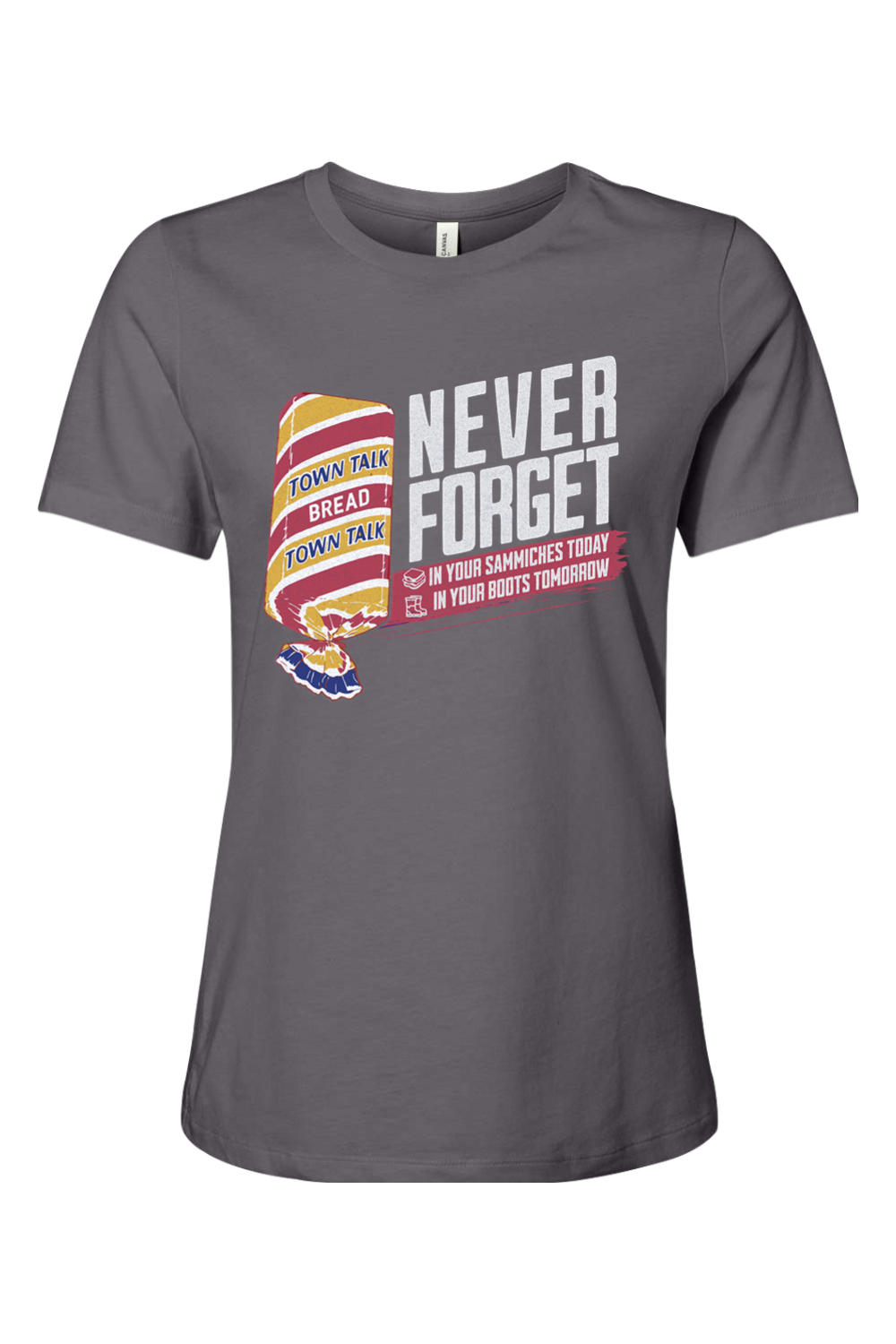 Never Forget - Town Talk - Ladies Tee - Yinzylvania