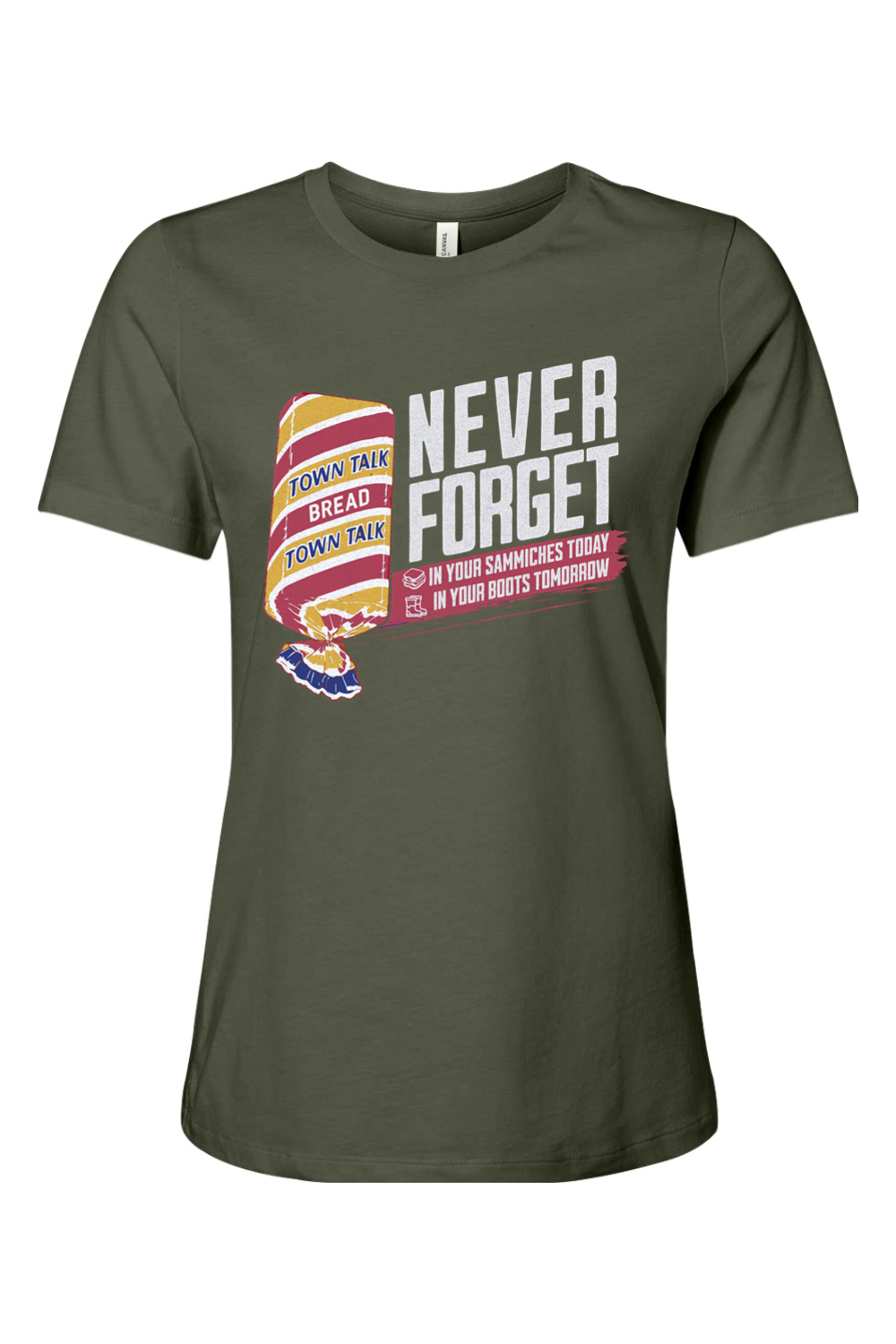 Never Forget - Town Talk - Ladies Tee - Yinzylvania