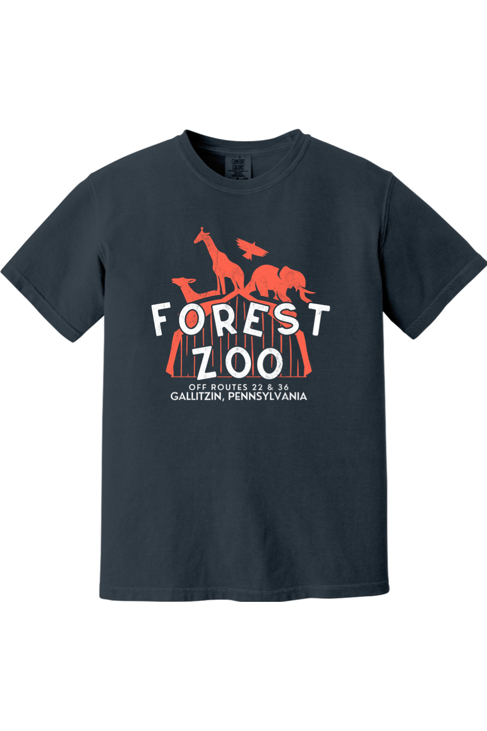 Forest Zoo - Gallitzin, PA - Comfort Colors Tee