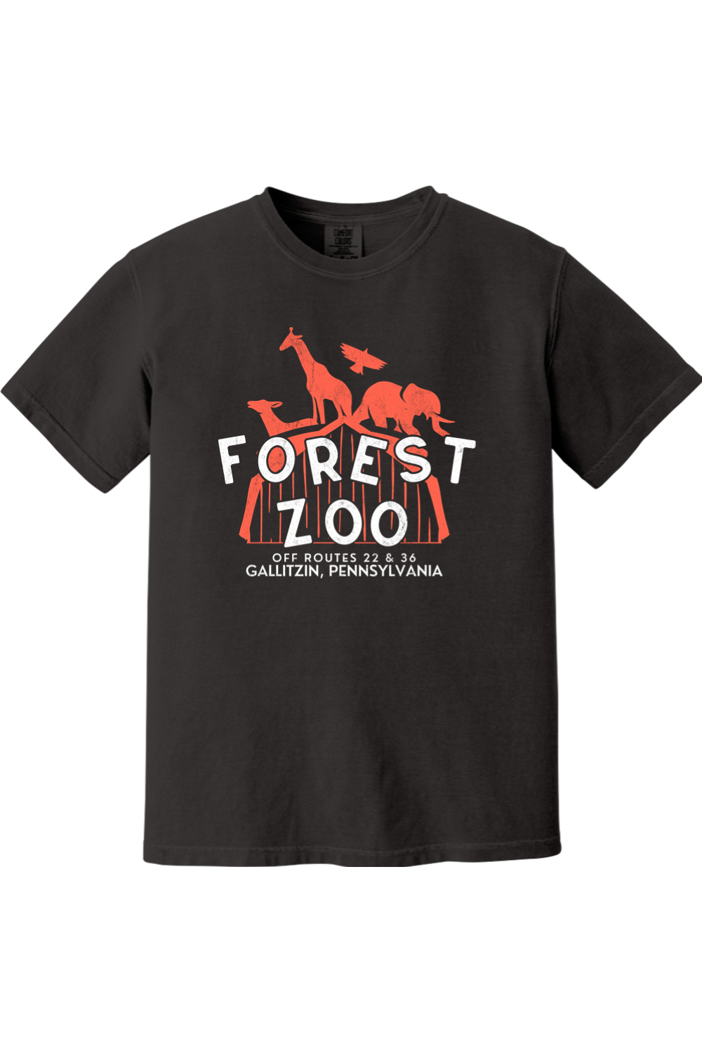 Forest Zoo - Gallitzin, PA - Comfort Colors Tee