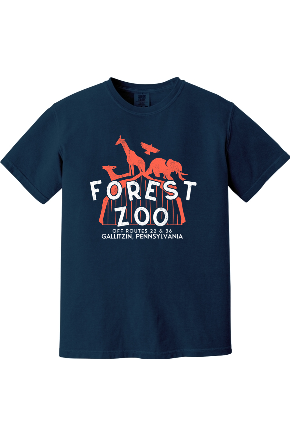 Forest Zoo - Gallitzin, PA - Comfort Colors Tee