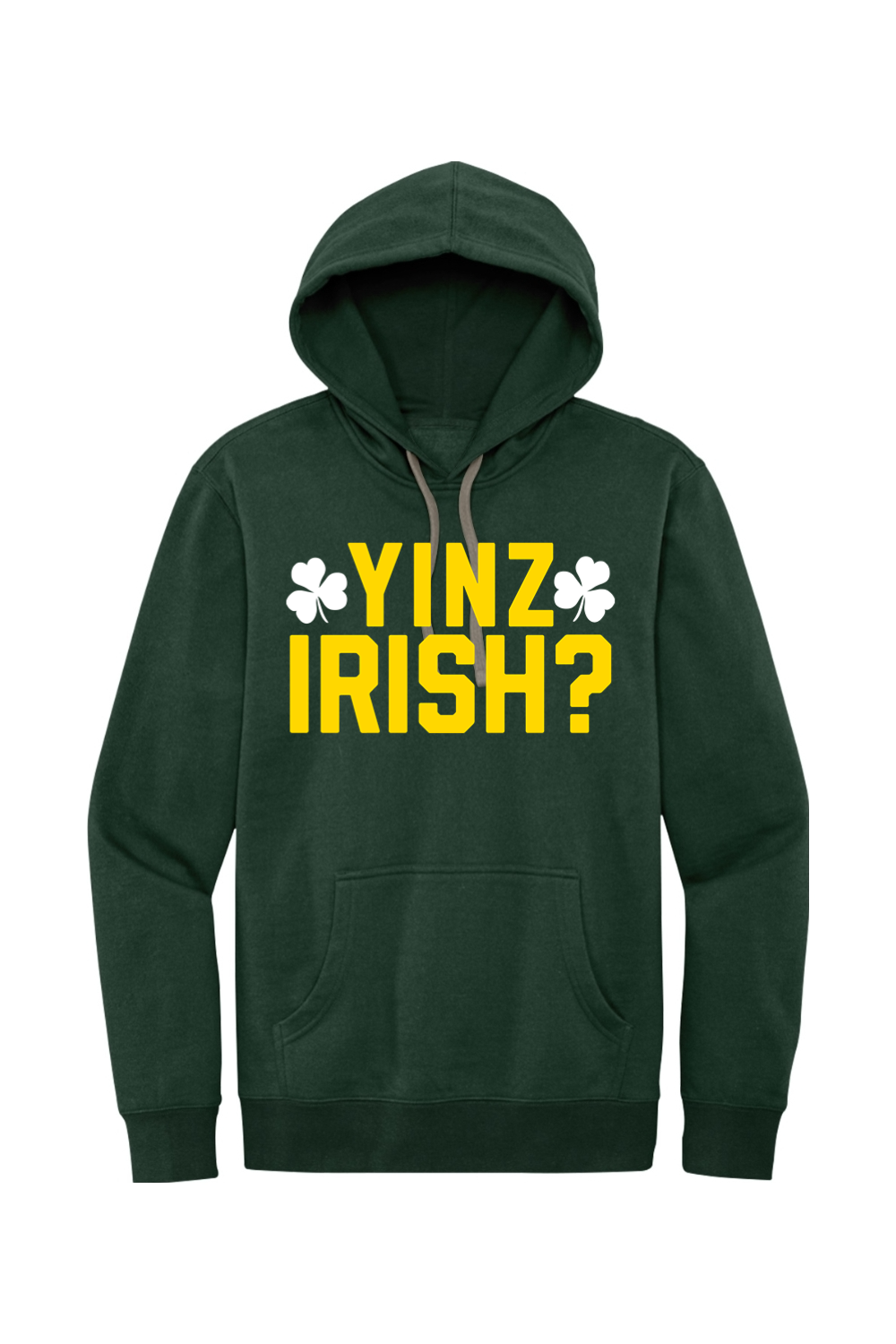 Yinz Irish? - Fleece Hoodie - Yinzylvania