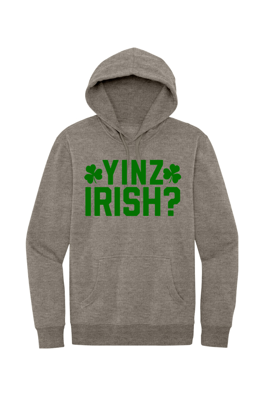 Yinz Irish? - Fleece Hoodie - Yinzylvania