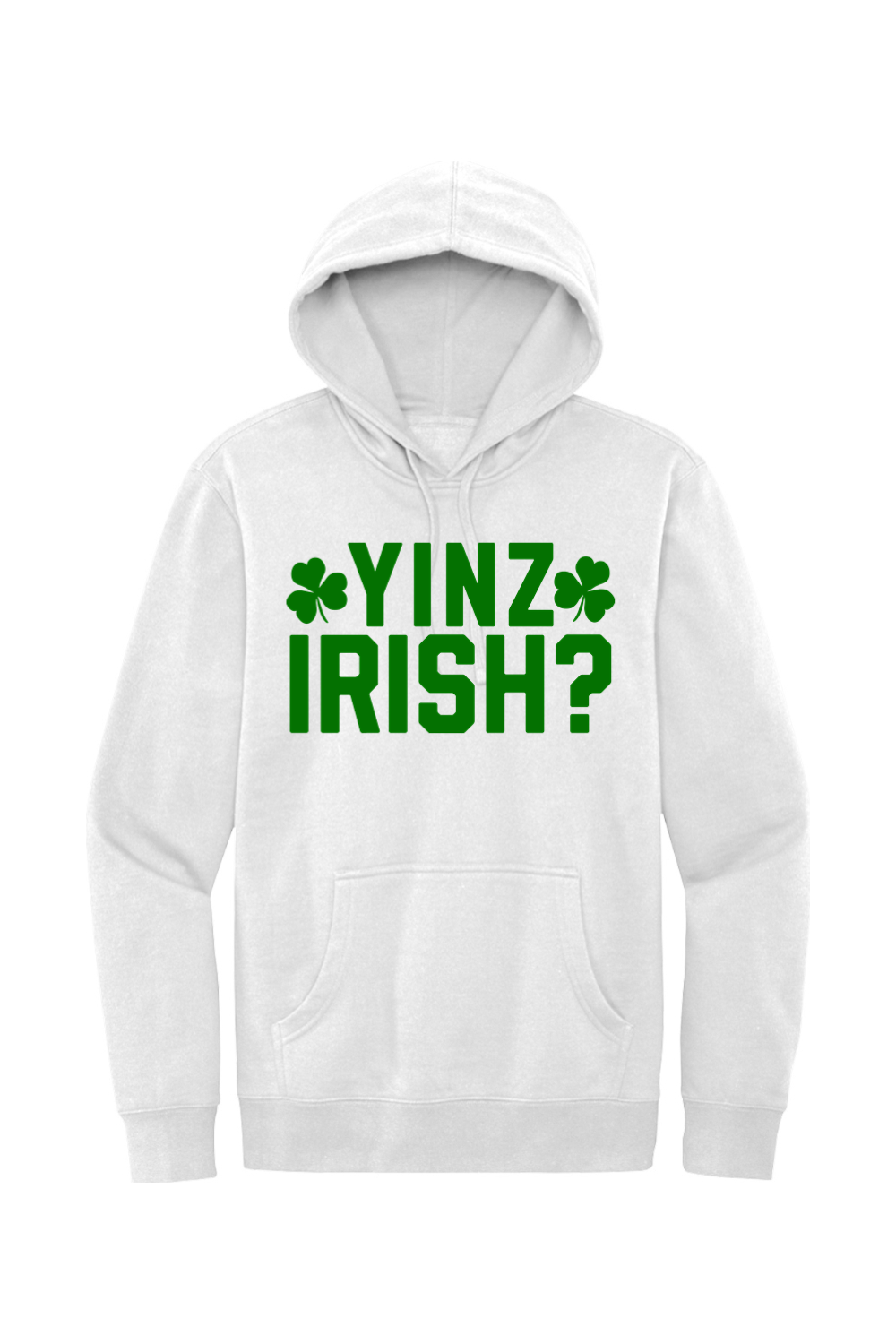 Yinz Irish? - Fleece Hoodie - Yinzylvania