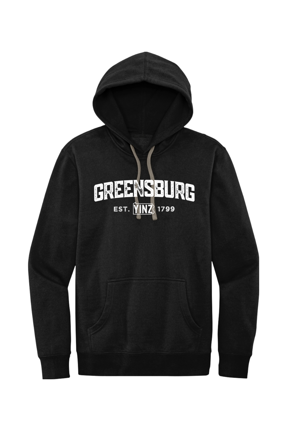 Greensburg Yinzylvania - Fleece Hoodie - Yinzylvania
