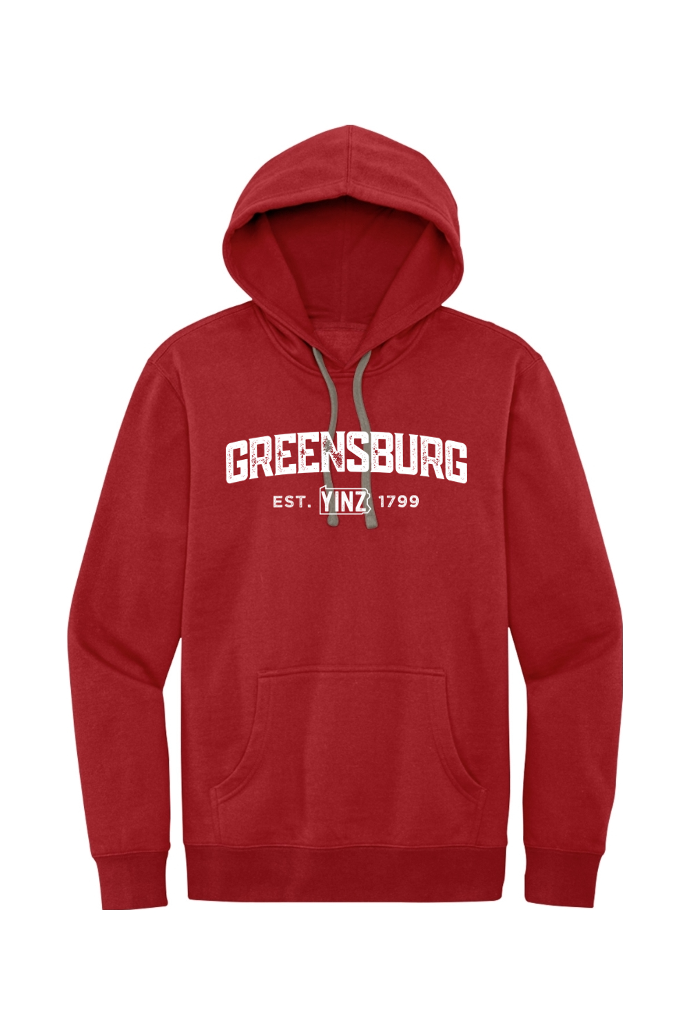 Greensburg Yinzylvania - Fleece Hoodie - Yinzylvania