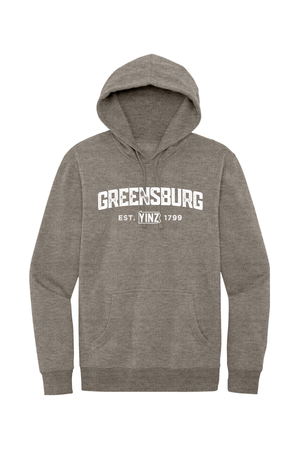 Greensburg Yinzylvania - Fleece Hoodie - Yinzylvania