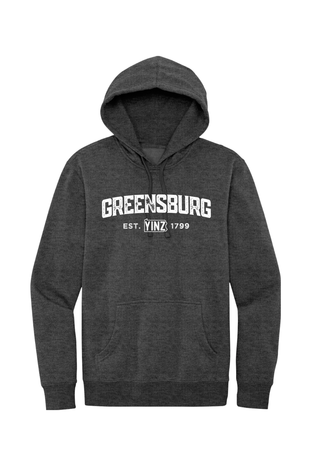Greensburg Yinzylvania - Fleece Hoodie - Yinzylvania
