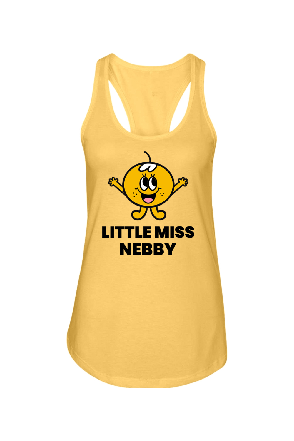 Little Miss Nebby - Ladies Racerback Tank - Yinzylvania