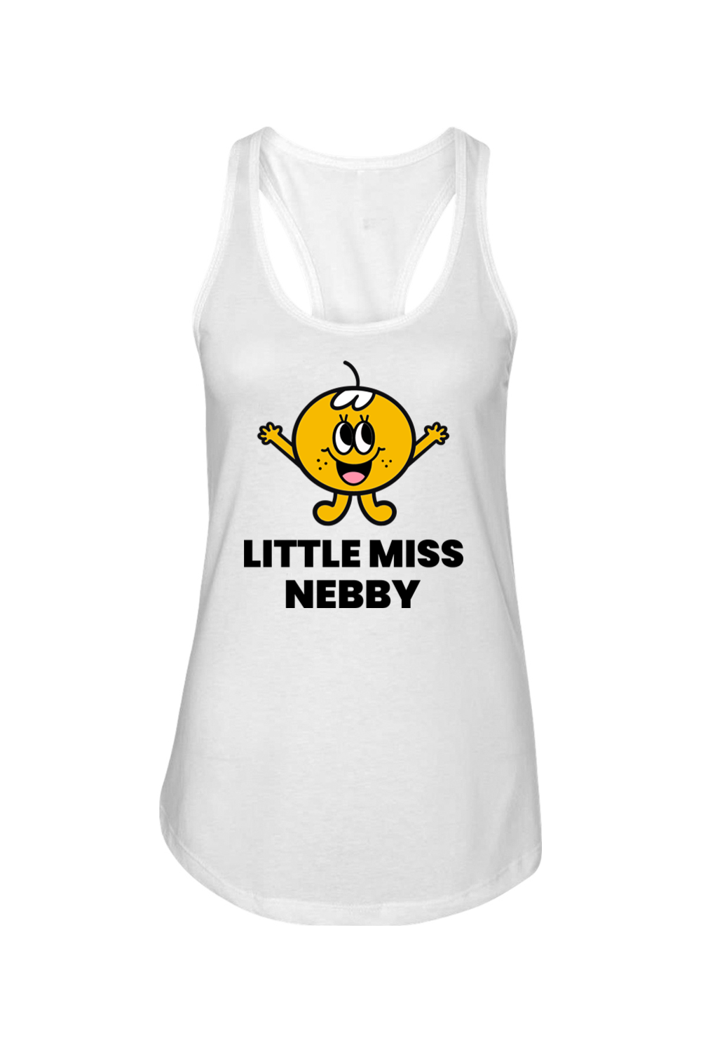 Little Miss Nebby - Ladies Racerback Tank - Yinzylvania