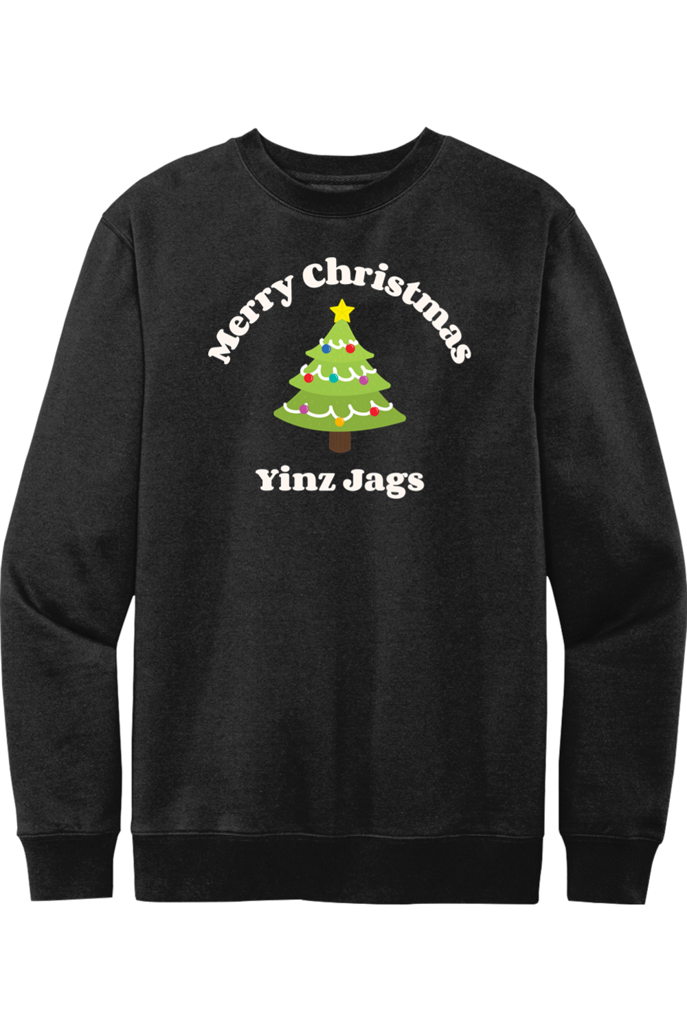 Merry Christmas Yinz Jags - Crewneck Sweatshirt - Yinzylvania